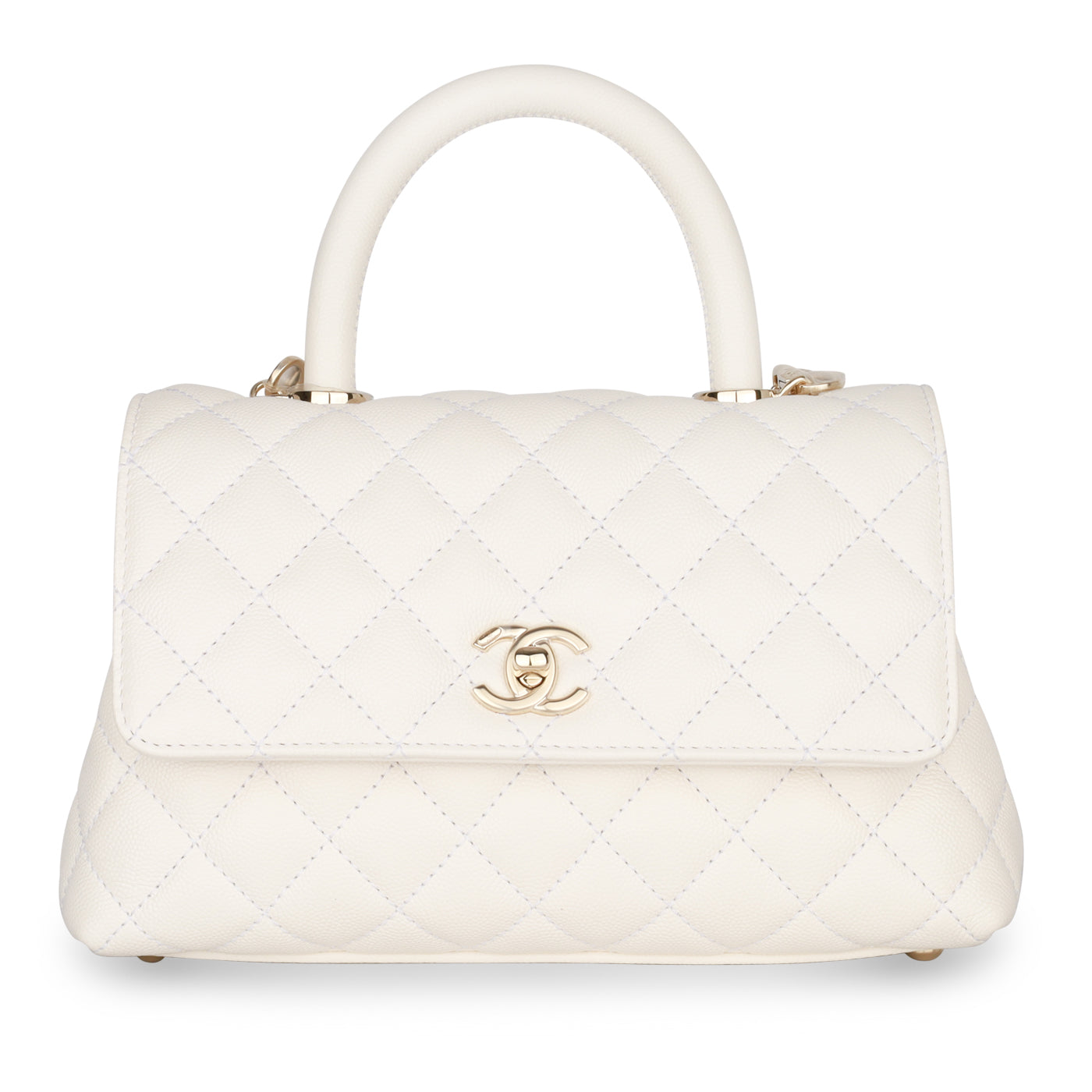 Chanel Coco Handle Caviar Black Shoulder Bag Style 8