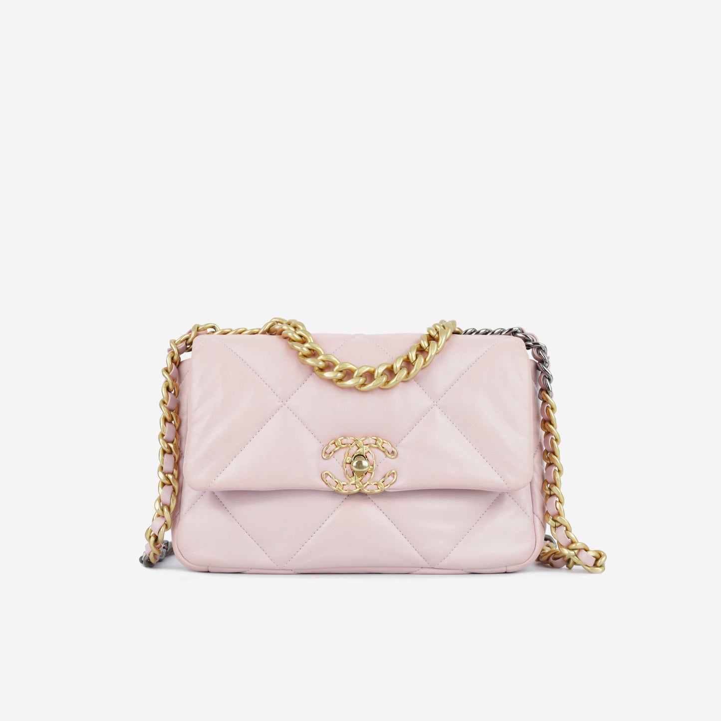 Chanel Chanel 19 Lambskin Gold Shoulder Bag Style 3