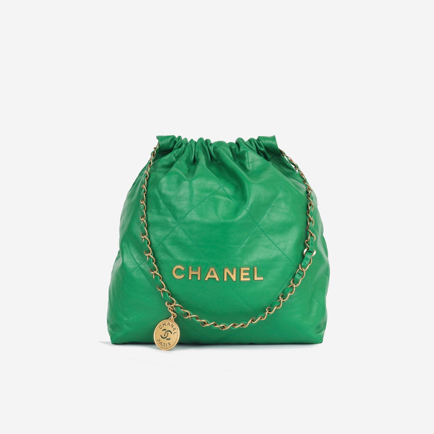 Chanel Luxury Calfskin Gold Tote Bag Calfskin