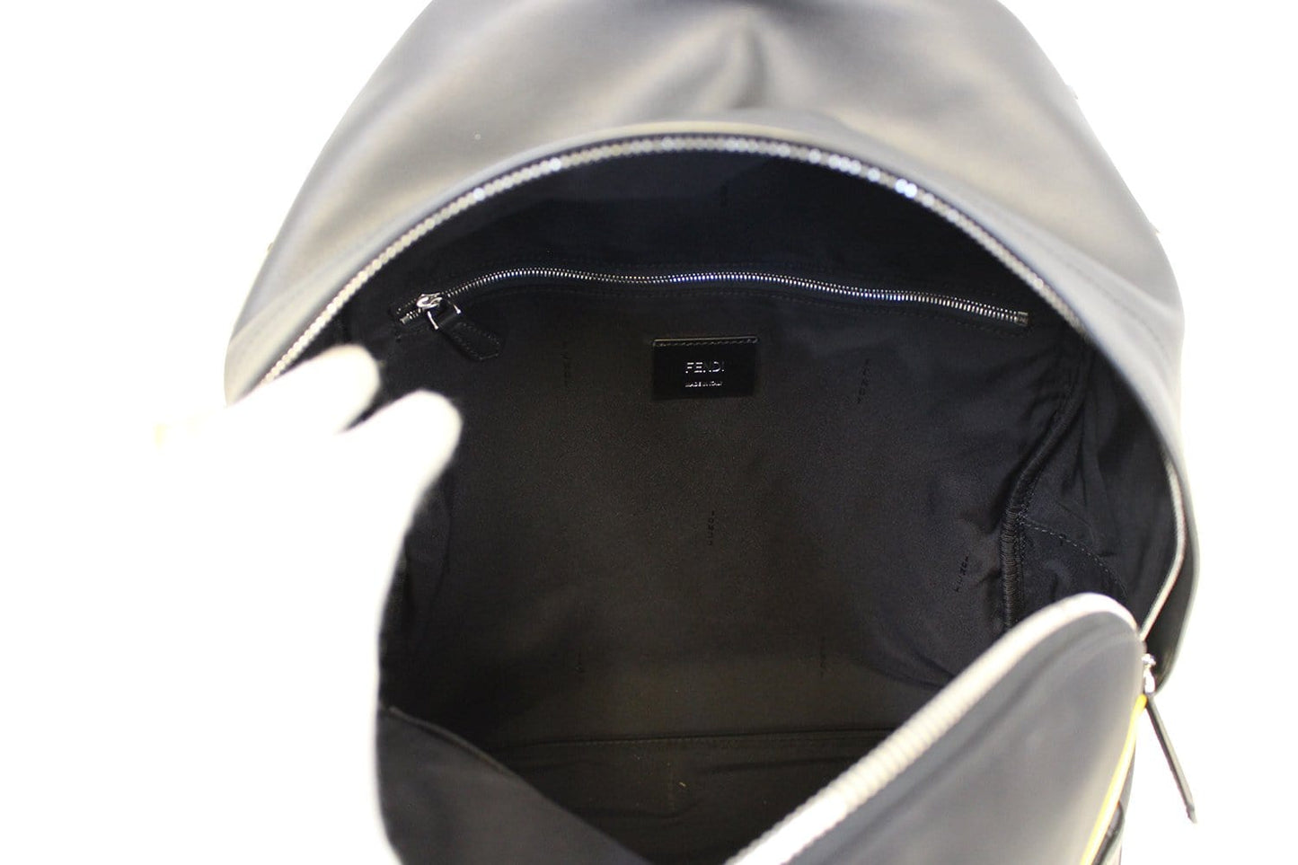 Fendi Luxury Leather Black Backpack
