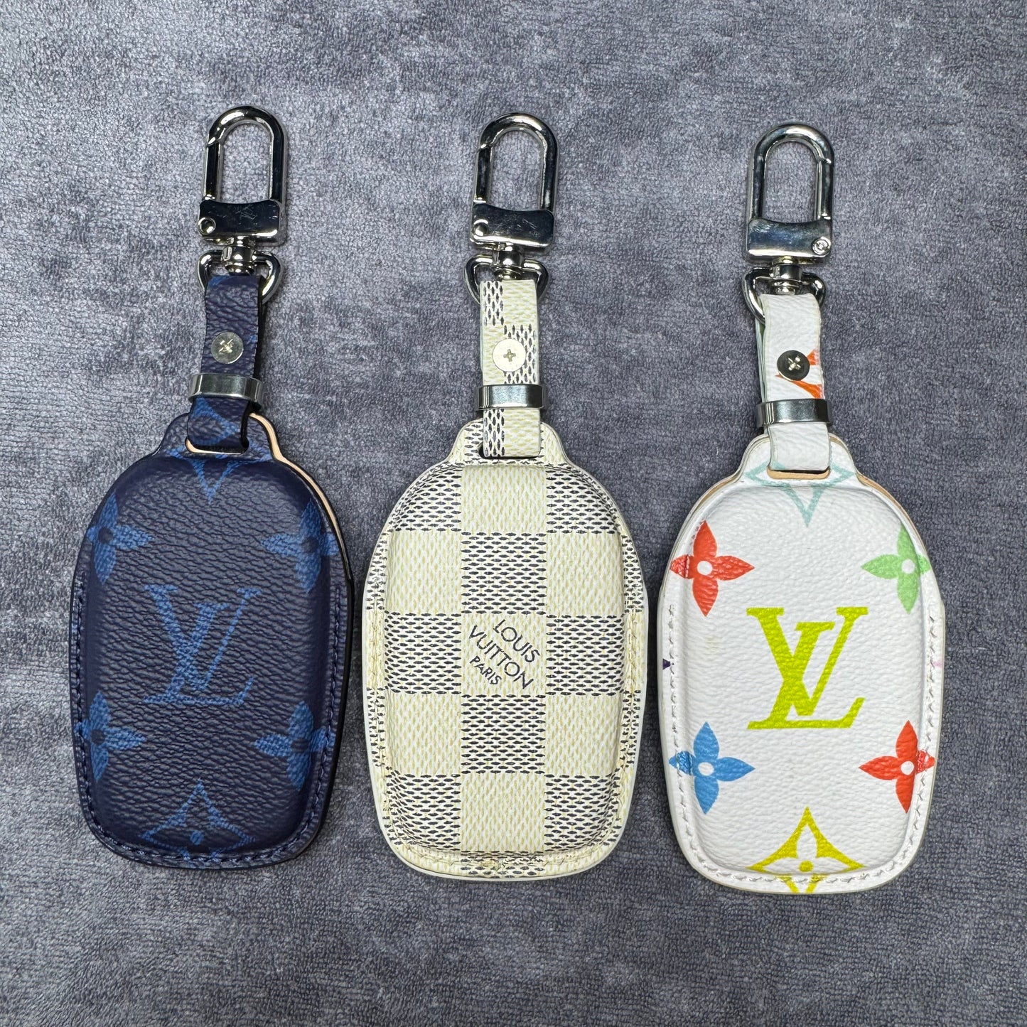 Premium LV Canvas Key Case for Toyota – Handmade from Authentic Upcycled Louis Vuitton