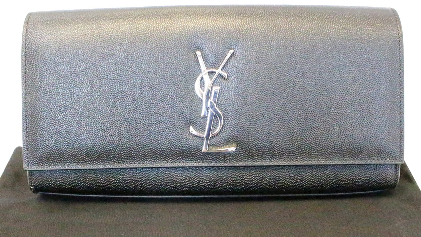 Saint Laurent Kate Leather Black Shoulder Bag Leather