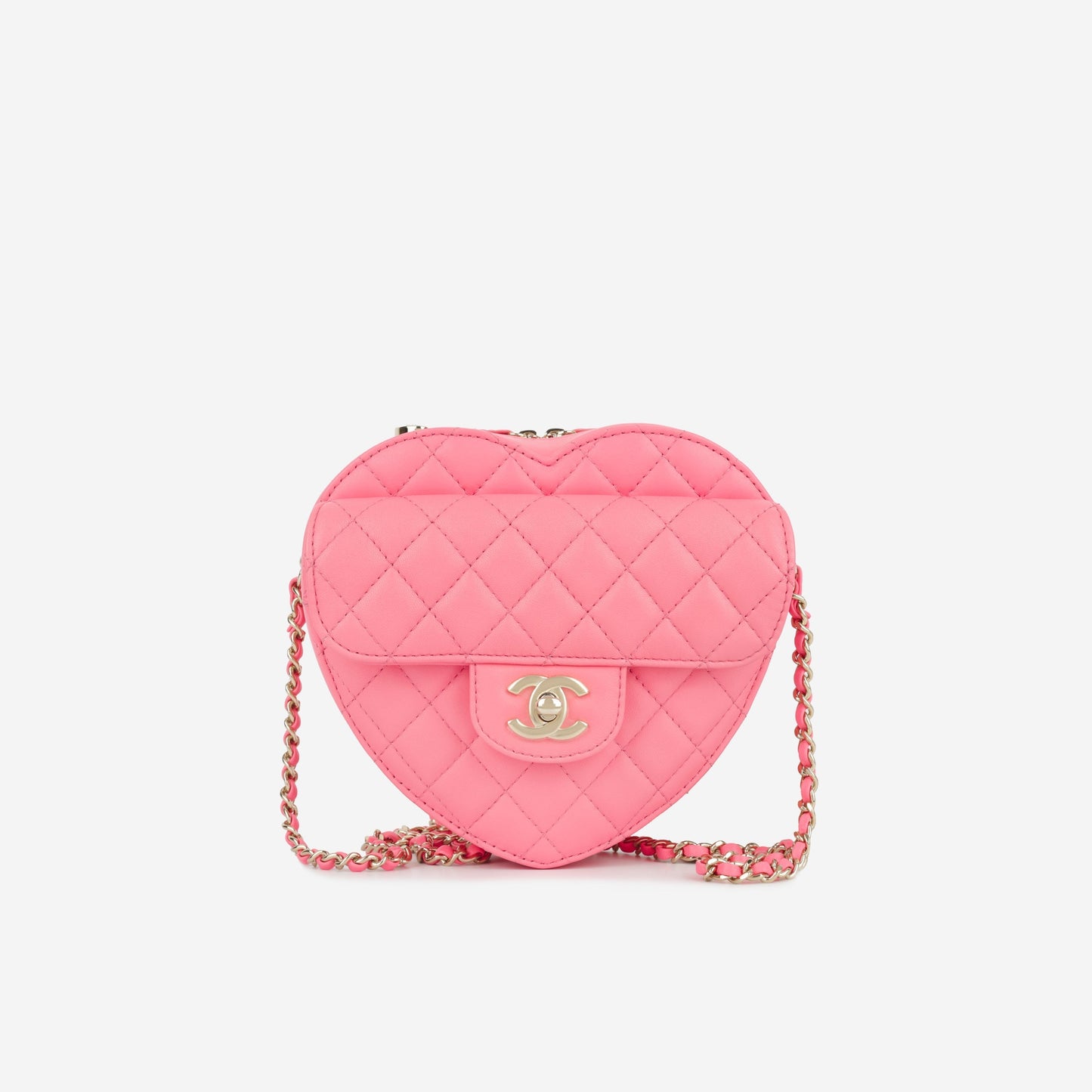 Chanel Luxury Lambskin Gold Handbag Style 11