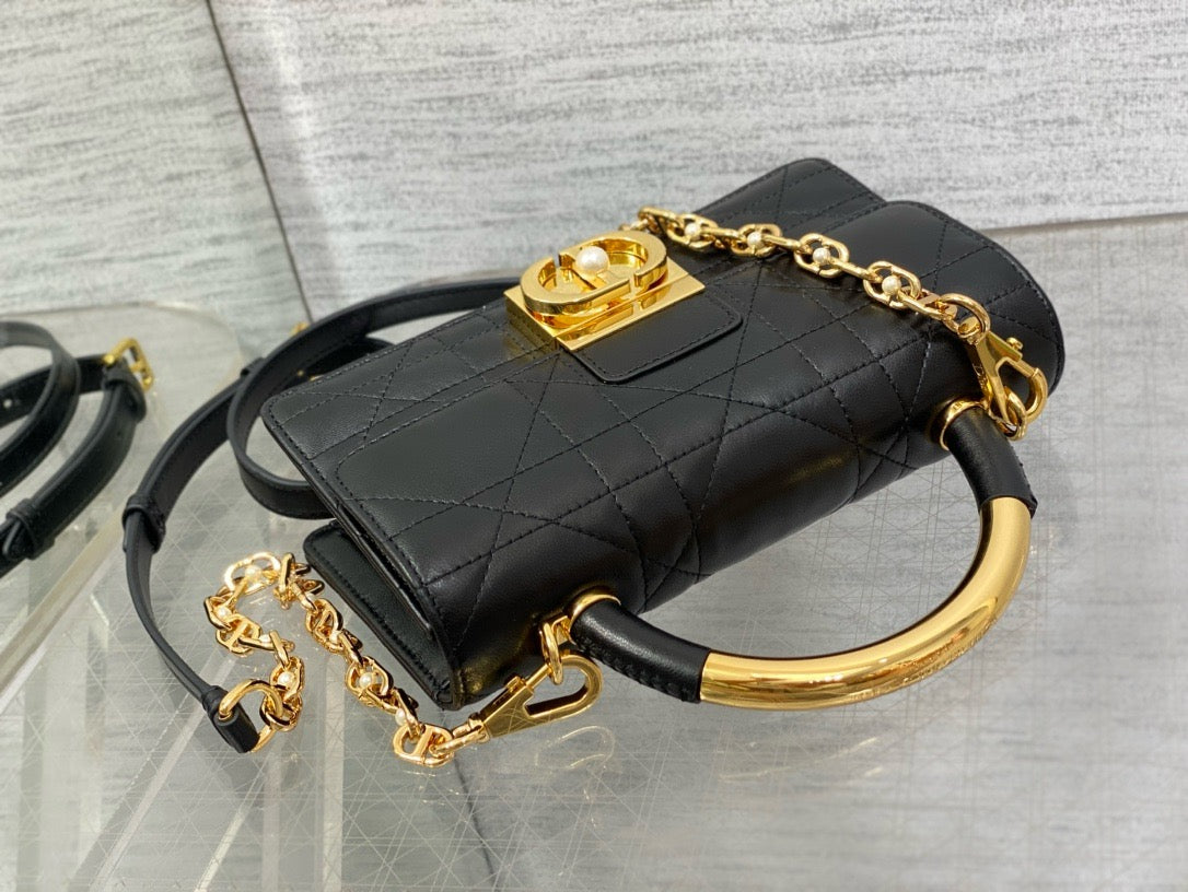 Dior Chain Leather Crossbody Bag