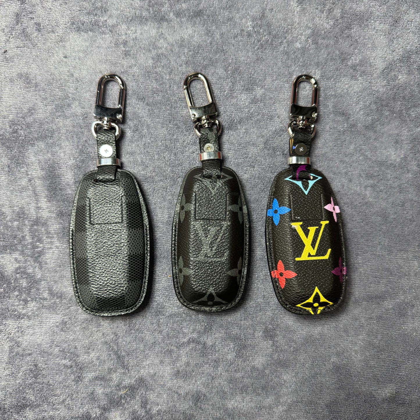 Premium LV Canvas Key Case for Nissan 2 – Handmade from Authentic Upcycled Louis Vuitton