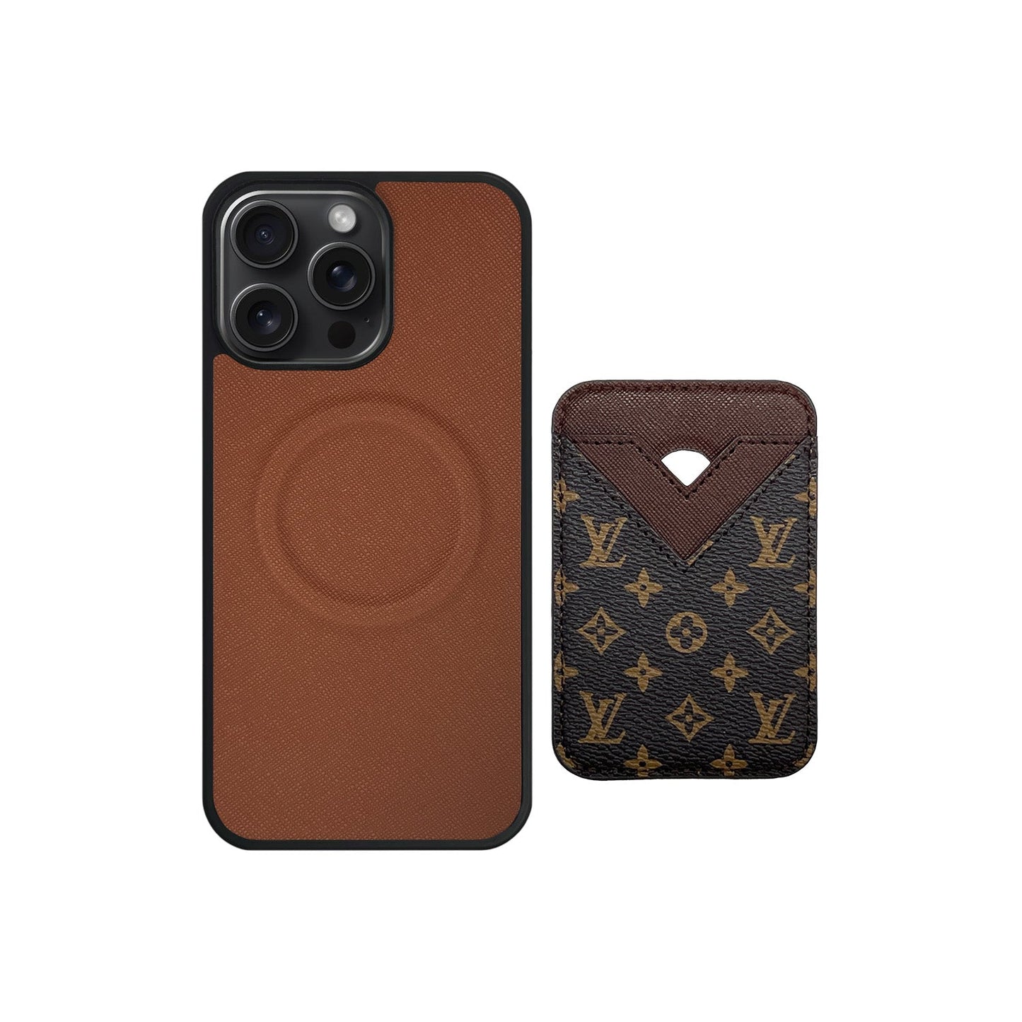 MAGSAFE CARDHOLDER LV BROWN SMALL MONOGRAM