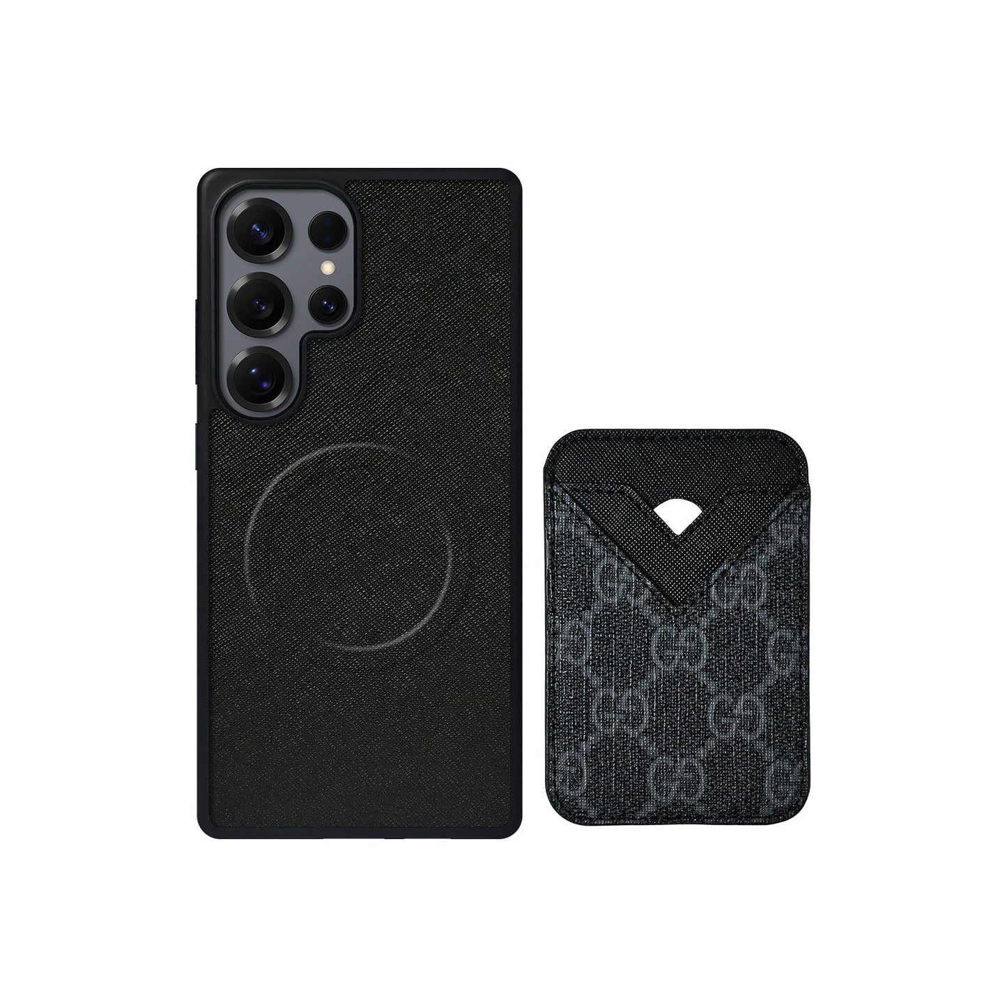 MAGSAFE CARDHOLDER GG BLACK MONOGRAM