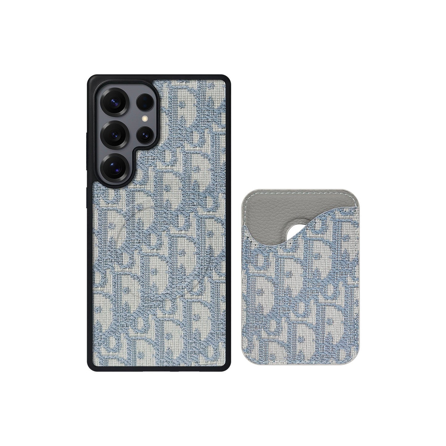 DD LIGHT BLUE MONOGRAM WITH MAGSAFE CARDHOLDER