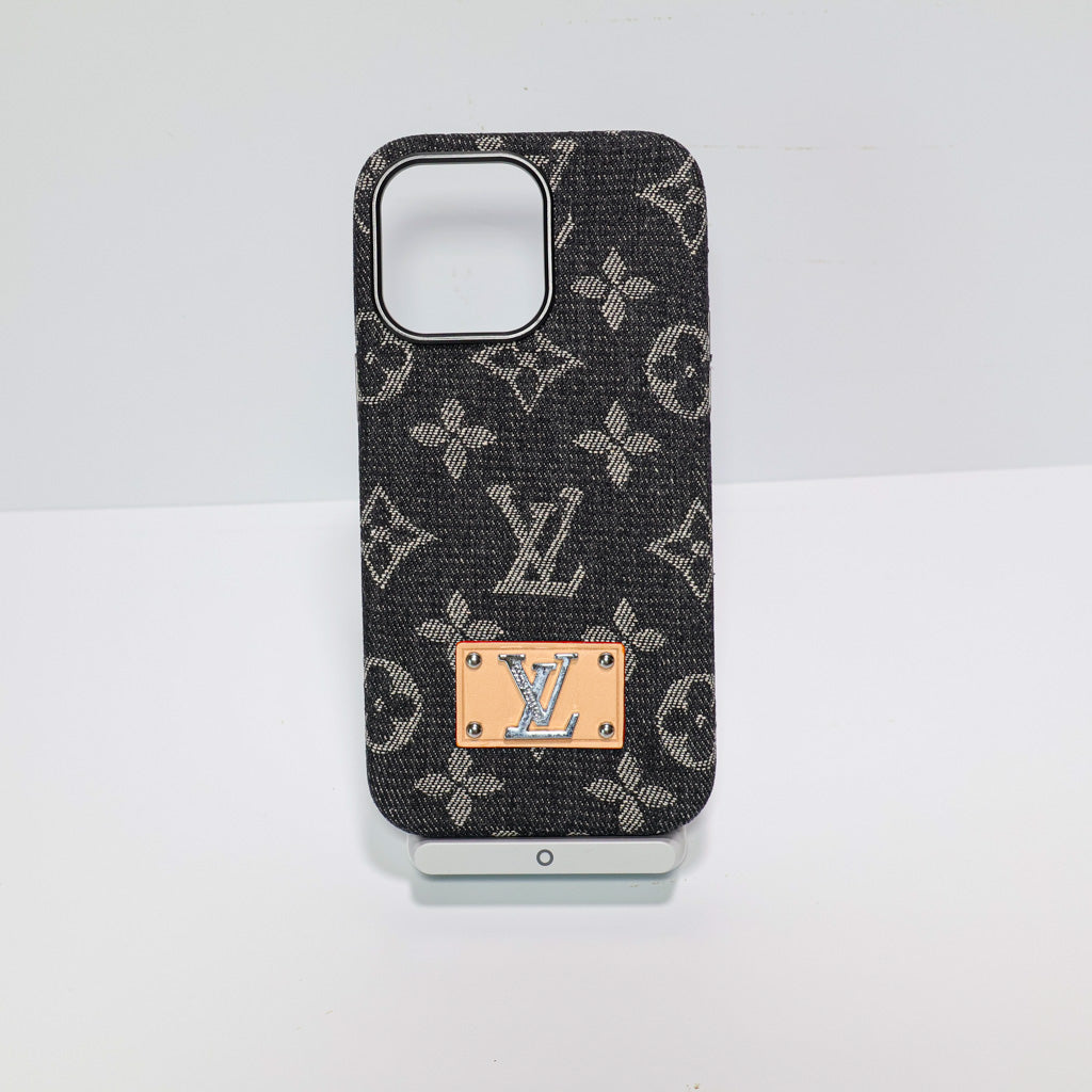 Denim Style LV Case iPhone 1316 Pro Max