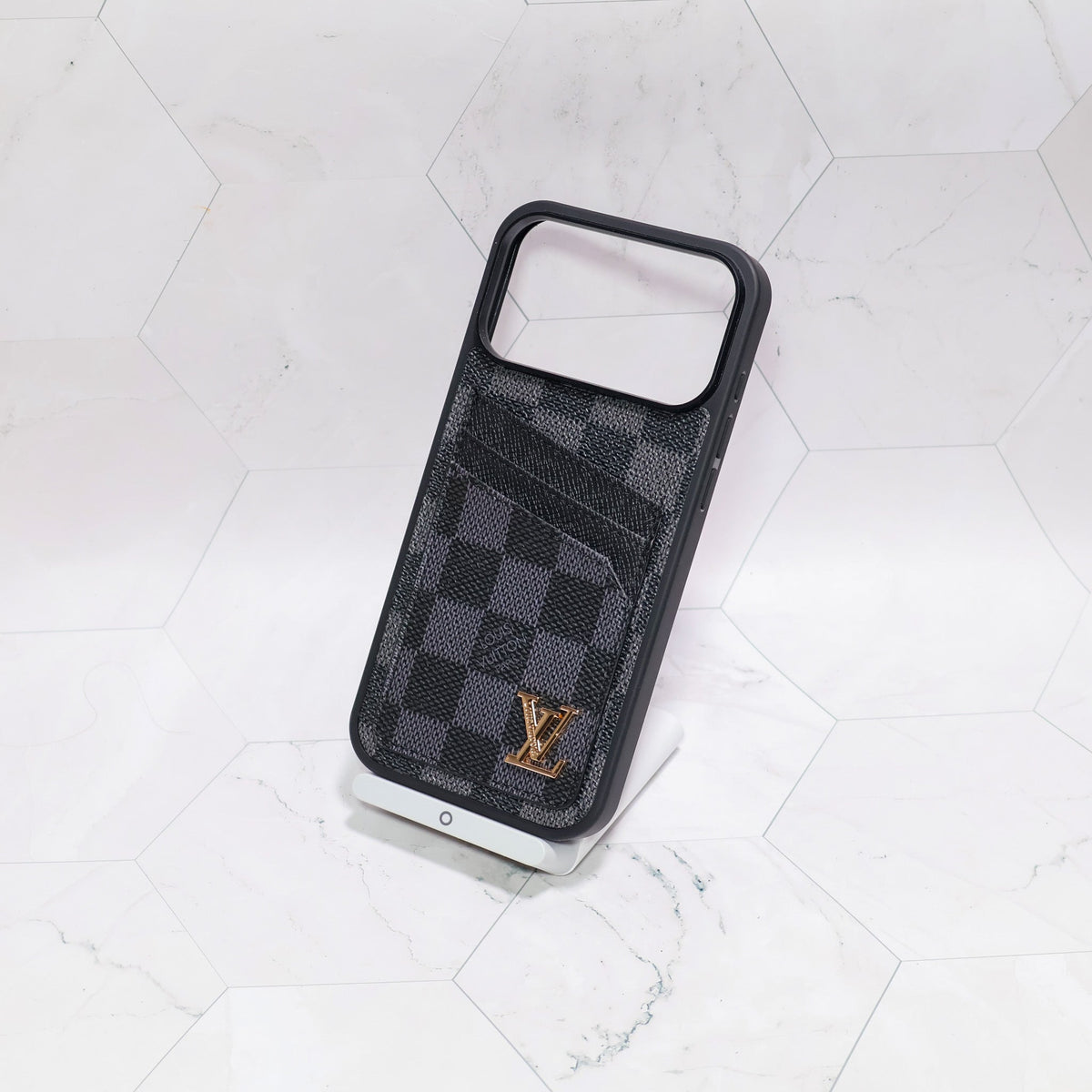 Lv Iphone Card Holder Case For 12-17 / Pro / Pro Max / Plus / Air / 18 Pro / 18 Pro Max
