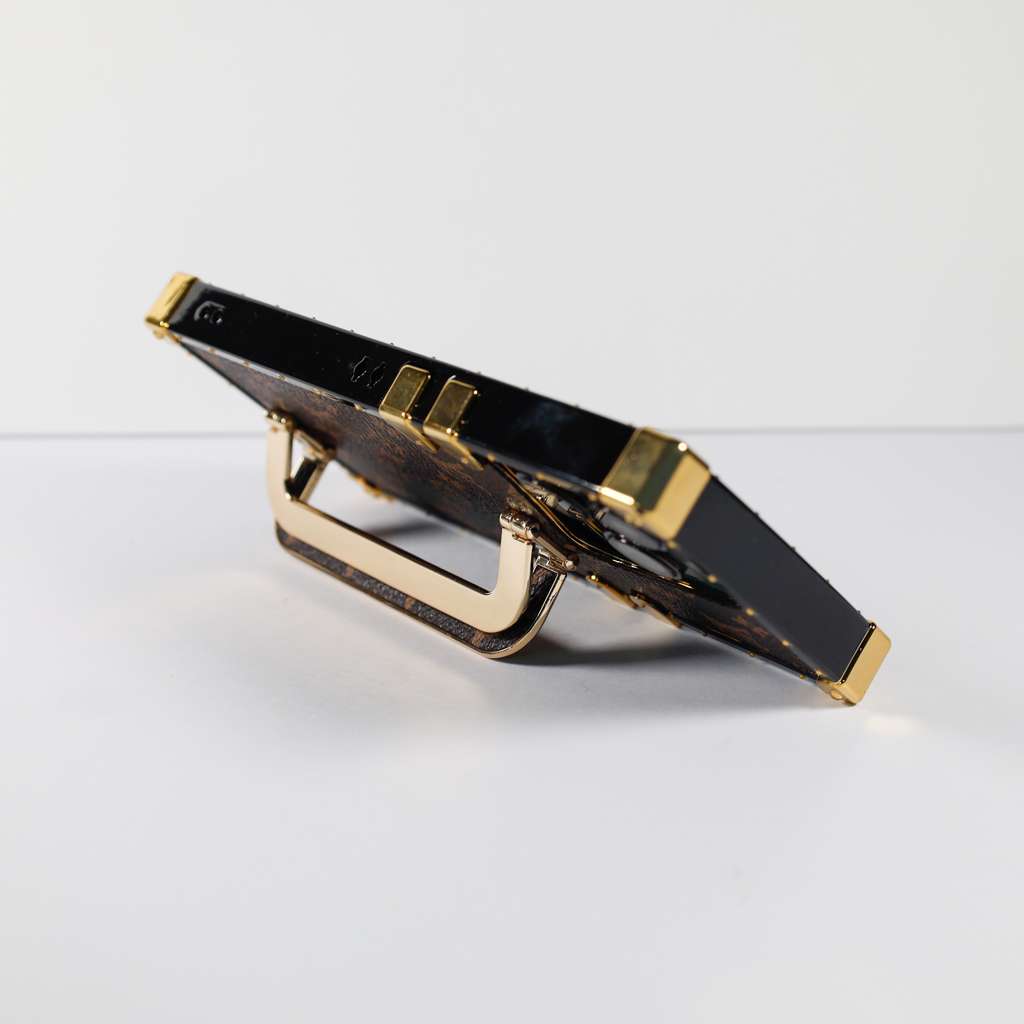 LV Trunk iPhone Case 11 12 13 14 Pro Max Plus with Kickstand