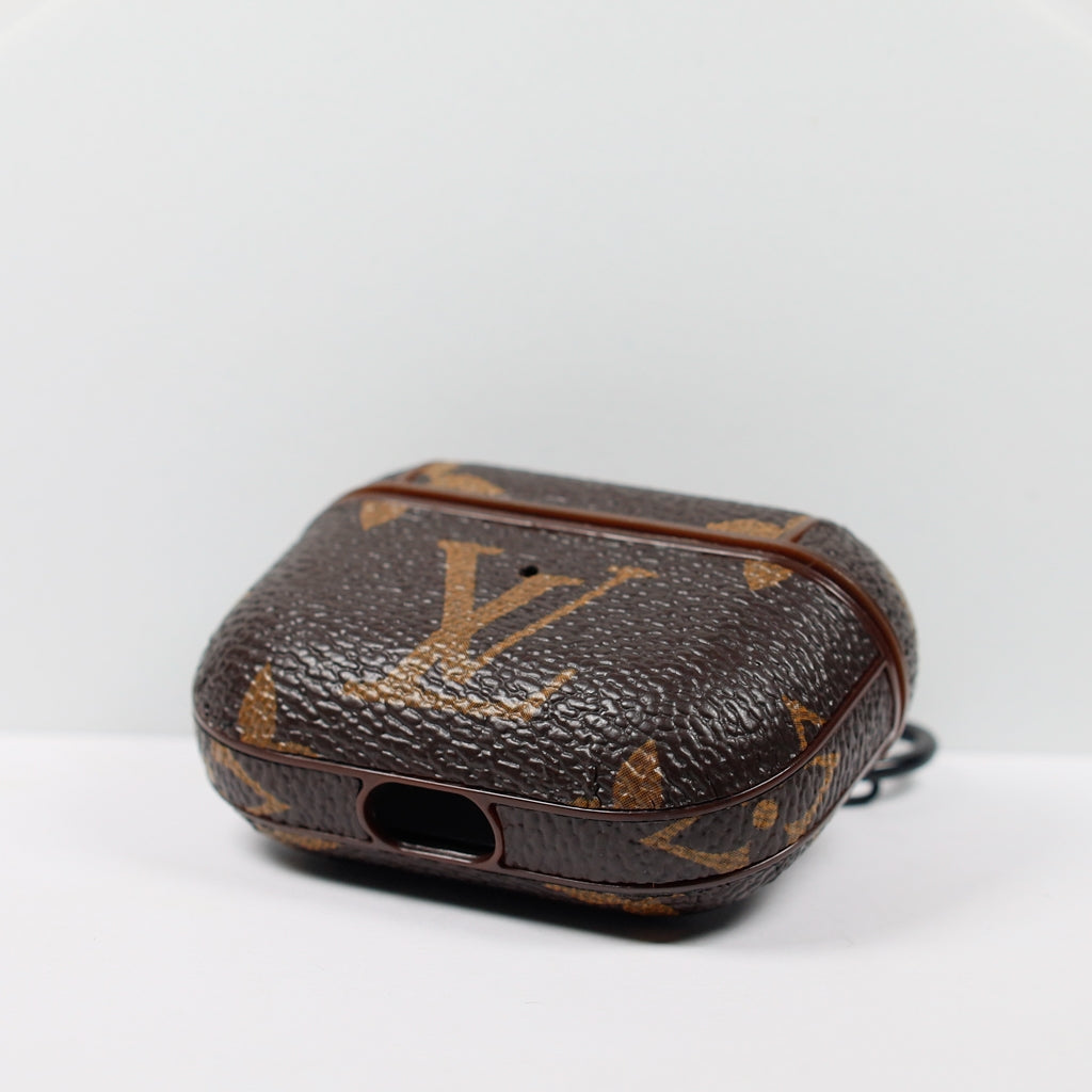 Designer AirPod 23Pro Case Brown LV Monogram