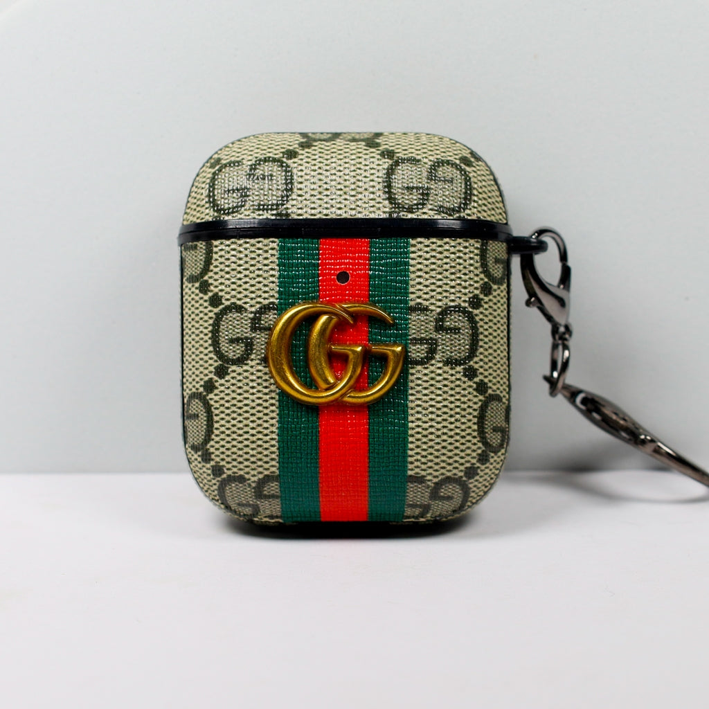 Designer AirPods 23Pro Case GG Stripes