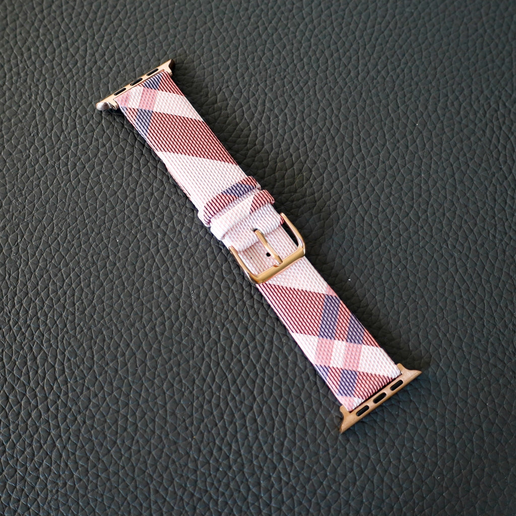 Burberry Apple Watch Band Leather Design