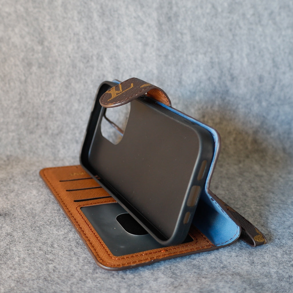 LV iPhone Folio Case for iPhone 1116 Pro Max Plus