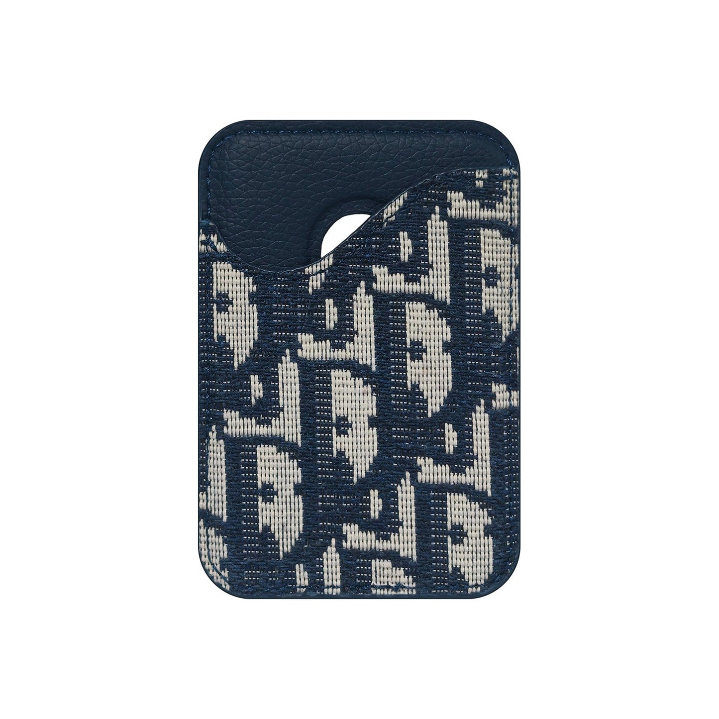 DD BLUE MONOGRAM MAGSAFE CARDHOLDER