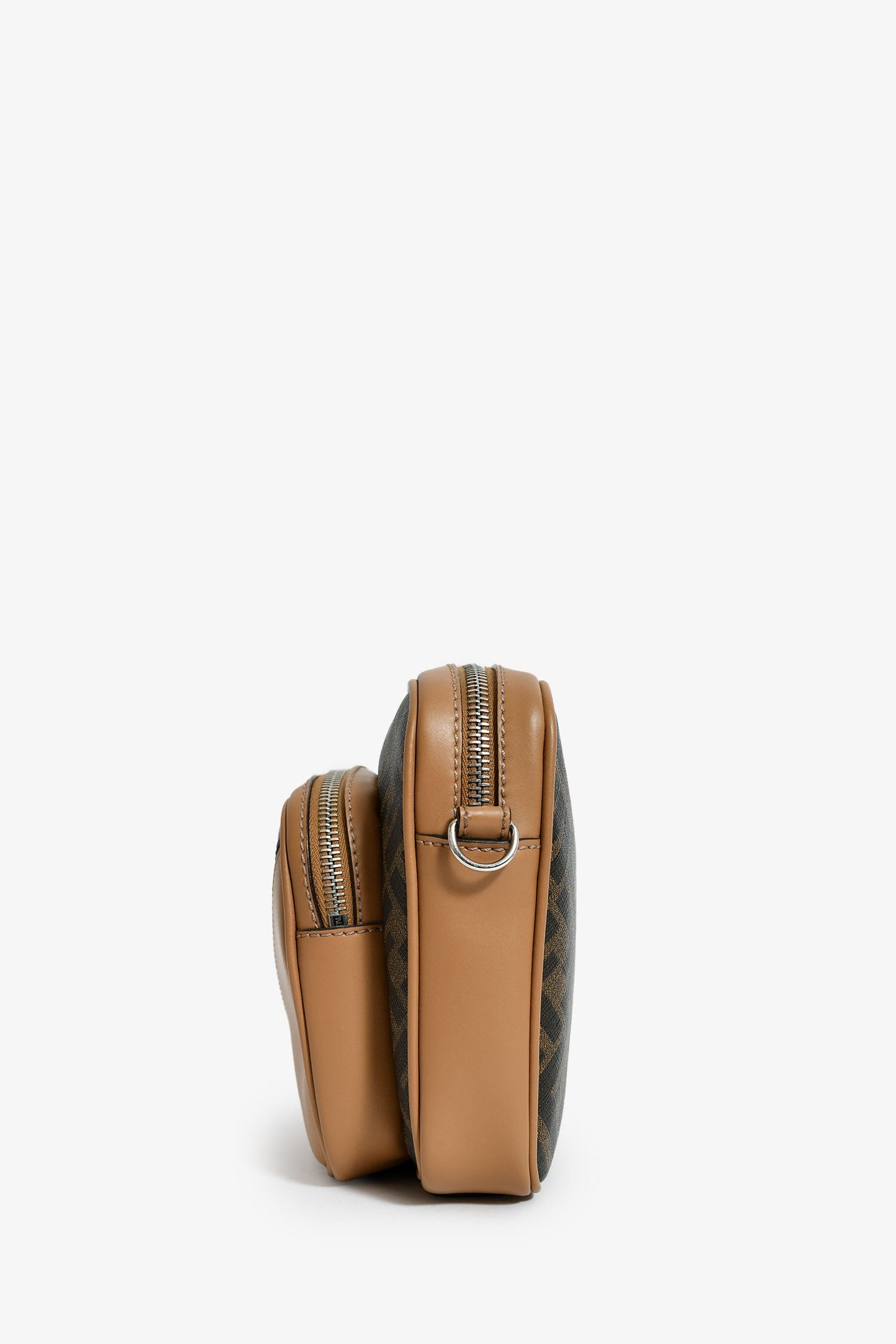Fendi Zucca Canvas Diagonal Duo Camera Case