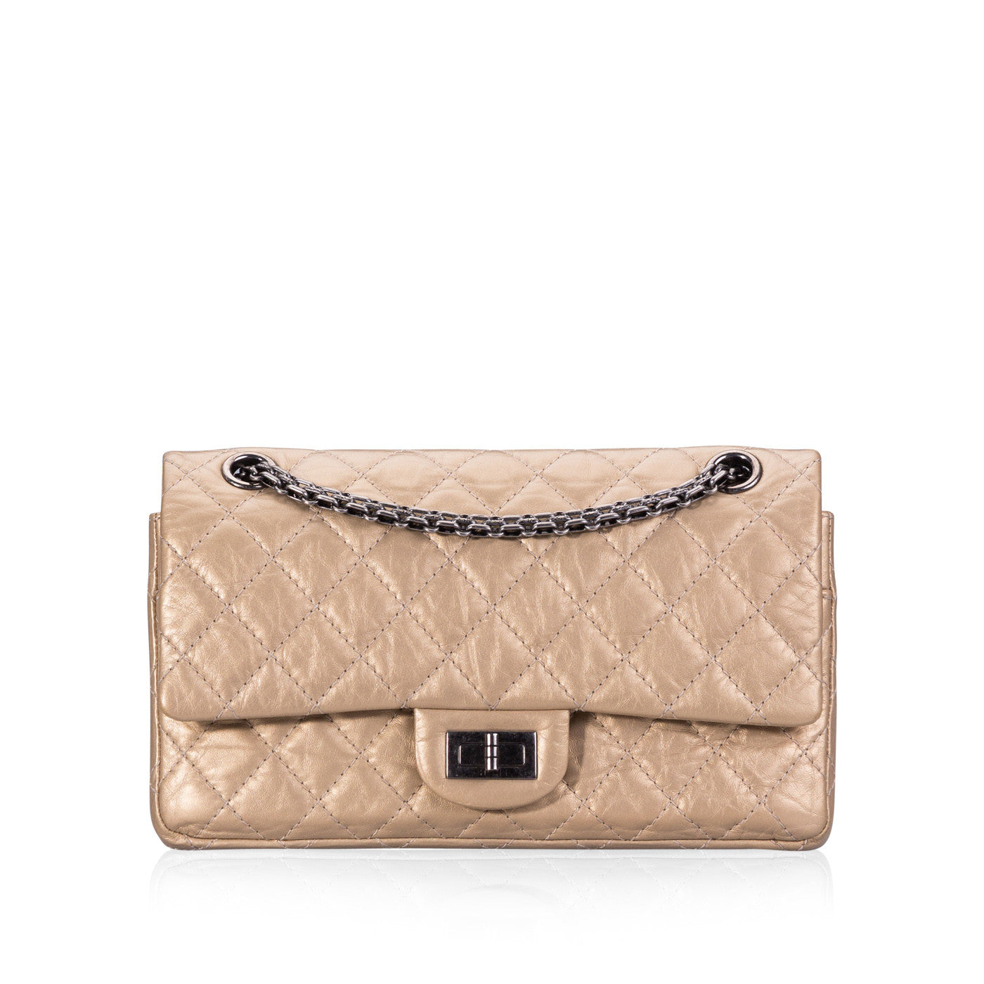 Chanel Classic Flap Leather Gold Shoulder Bag Style 2
