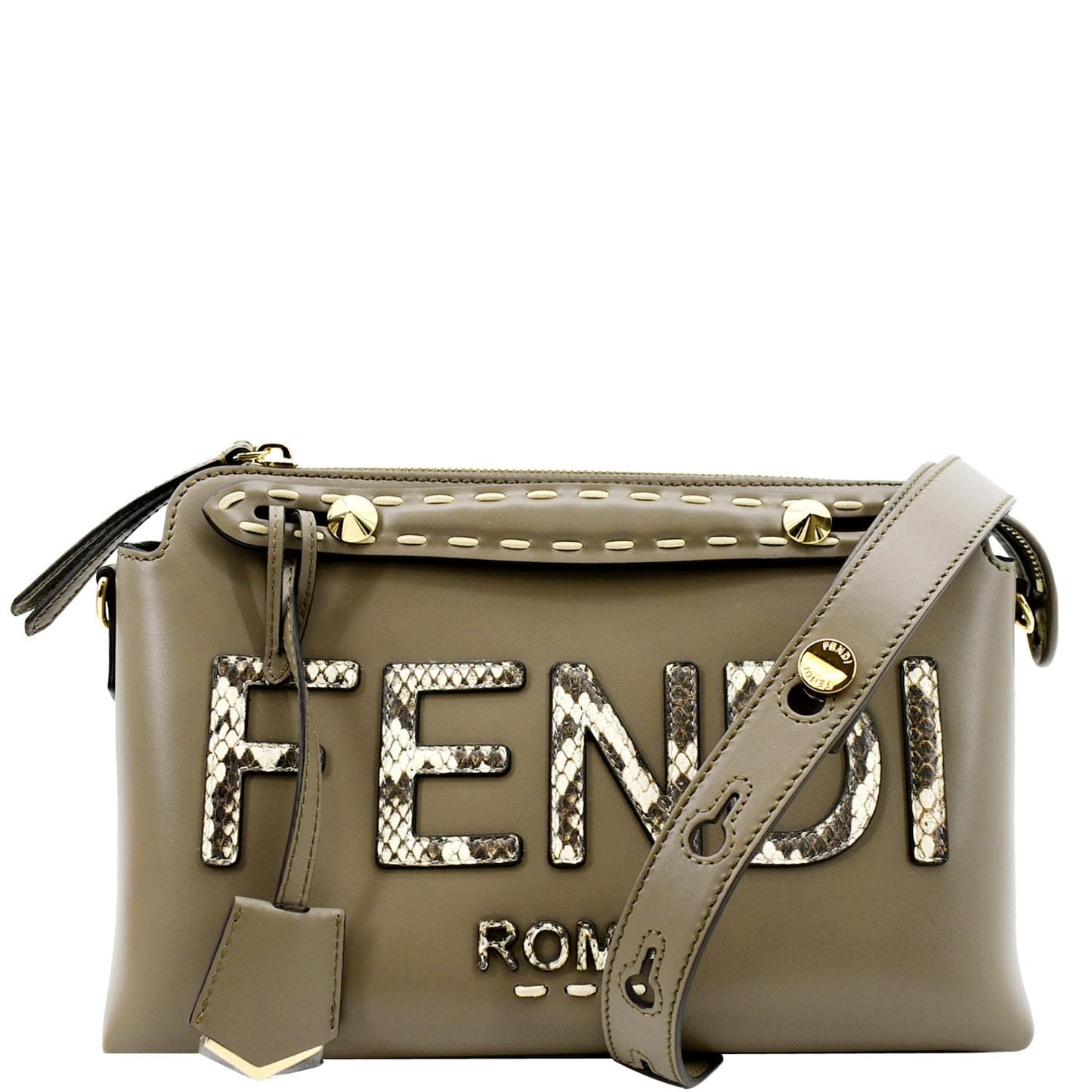 Fendi By The Way Leather Red Handbag Style 19
