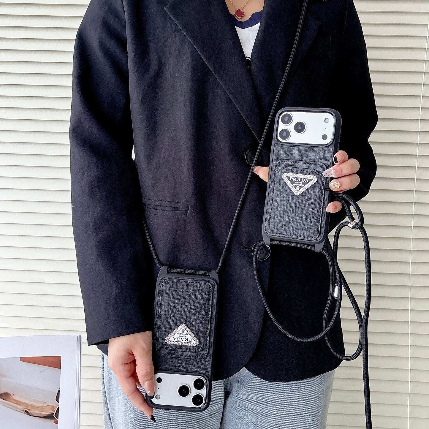 Prada Crossbody Phone Case iPhone