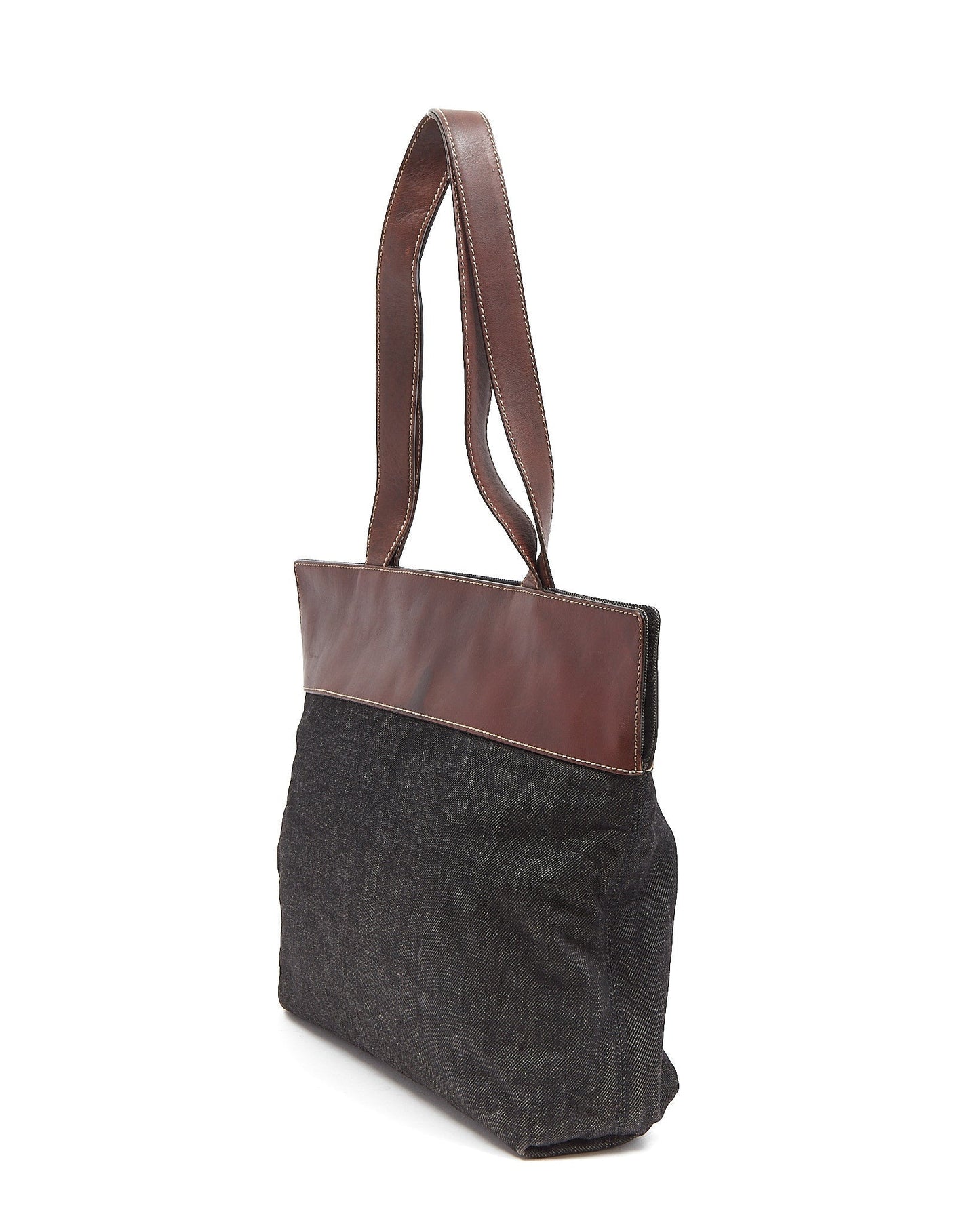 Chanel Brown Leather and CC Tote Bag