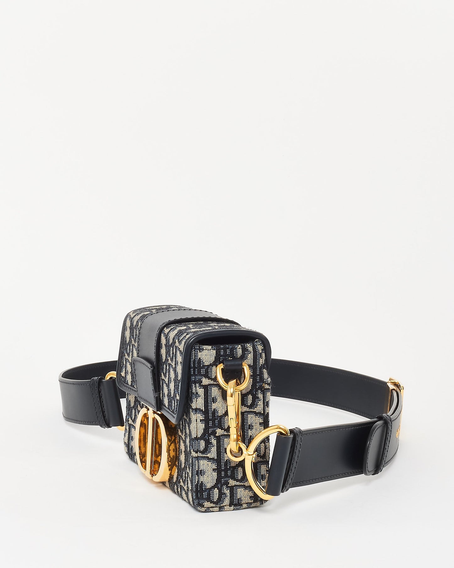Dior Leather Canvas Crossbody Bag
