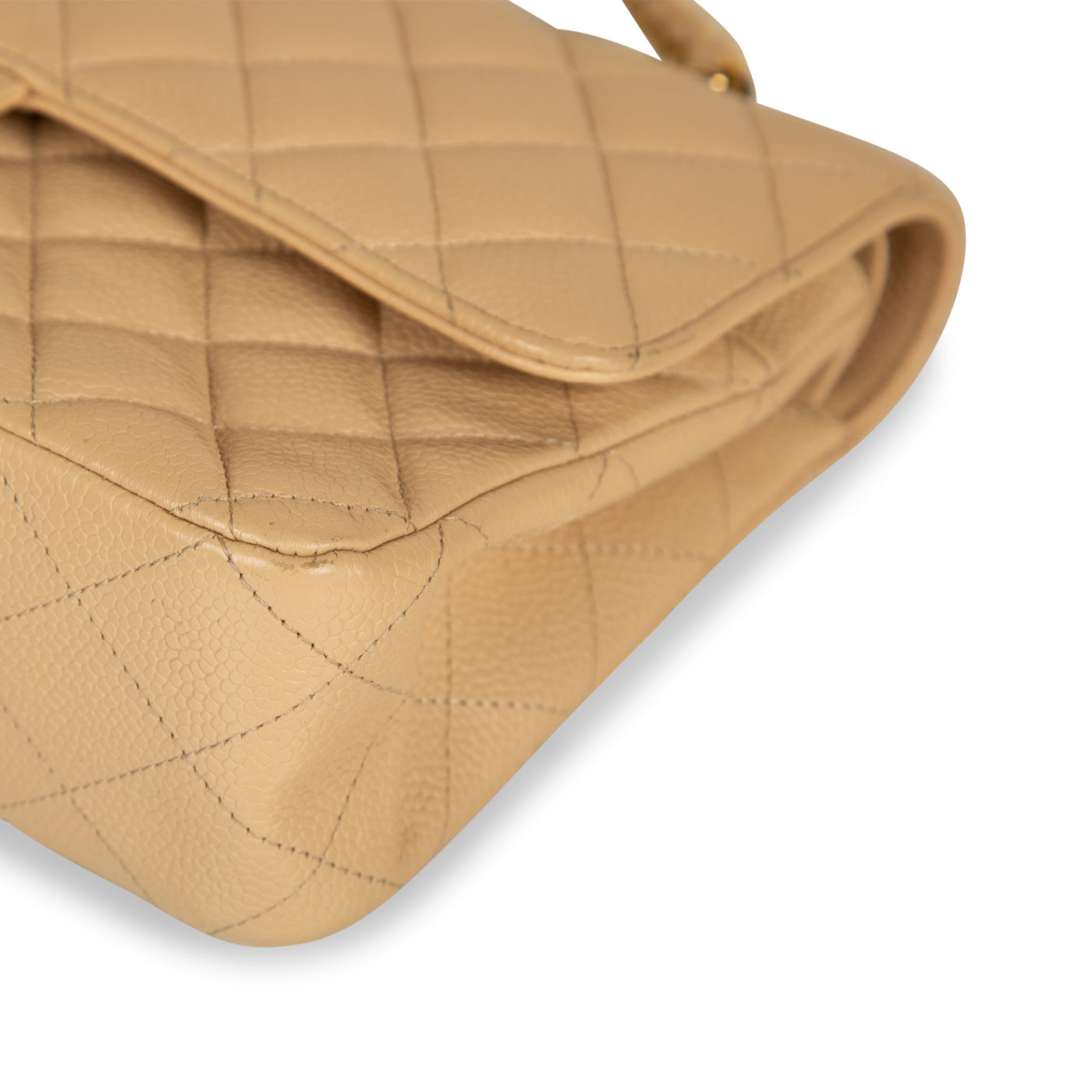 Chanel Classic Flap Caviar Gold Shoulder Bag Style 27