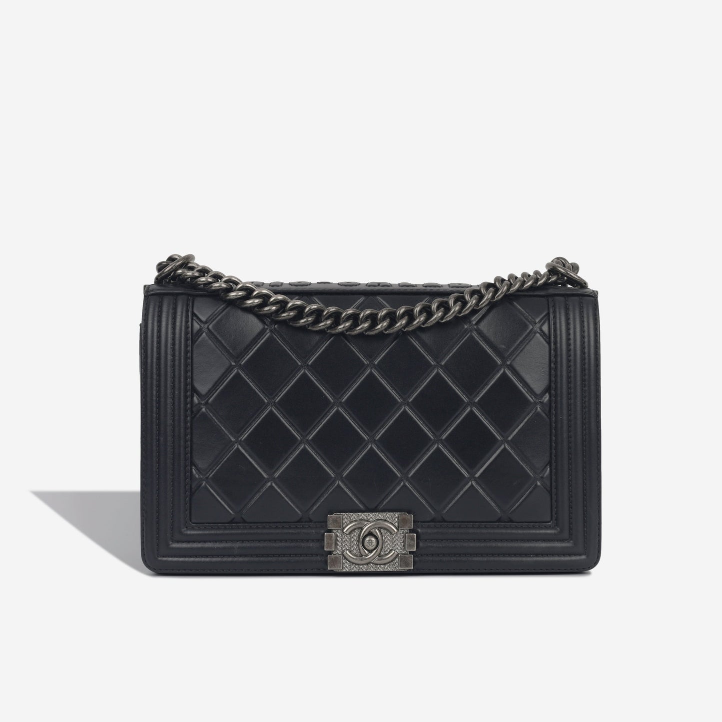 Chanel Boy Bag Calfskin Black Shoulder Bag