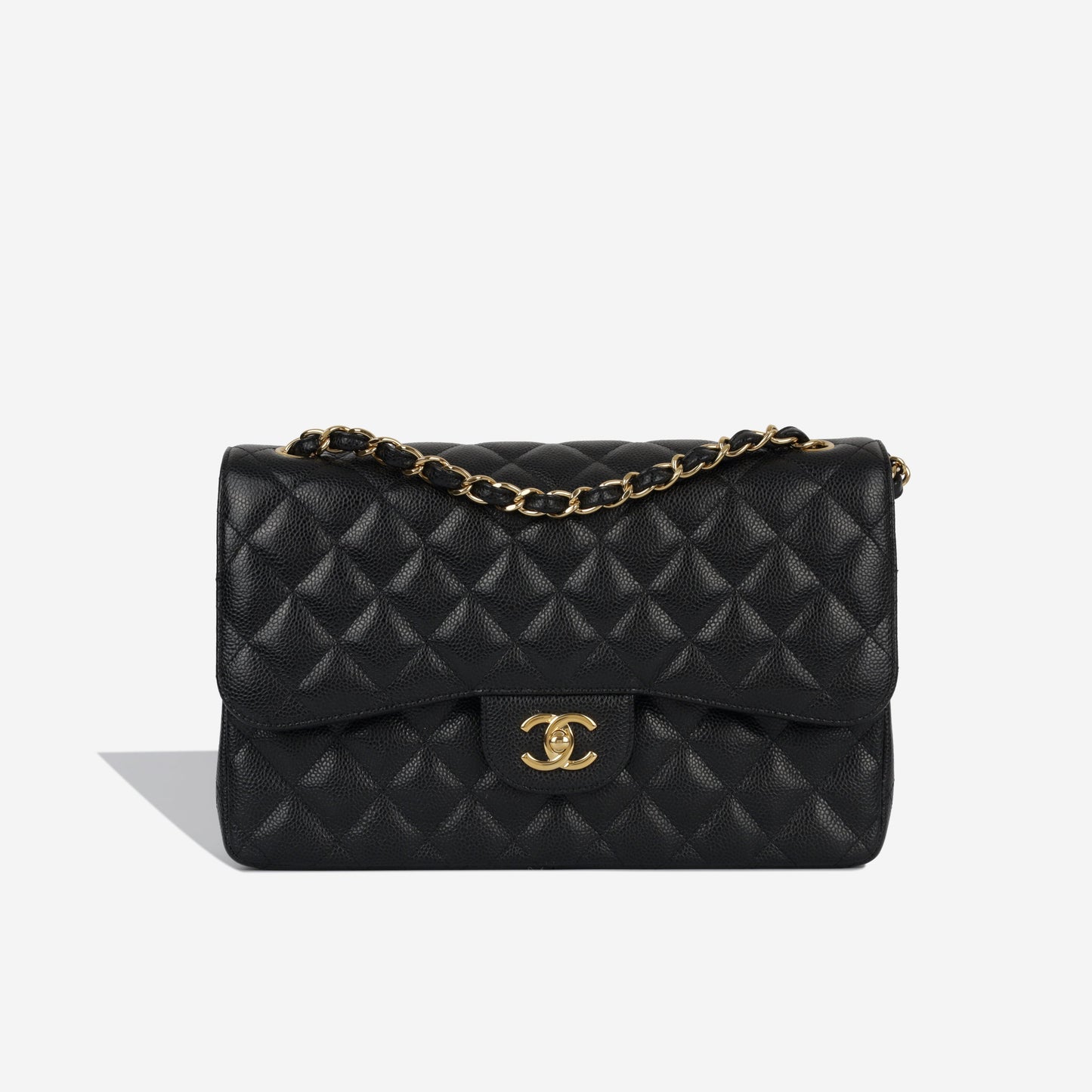 Chanel Classic Flap Caviar Black Shoulder Bag Style 12