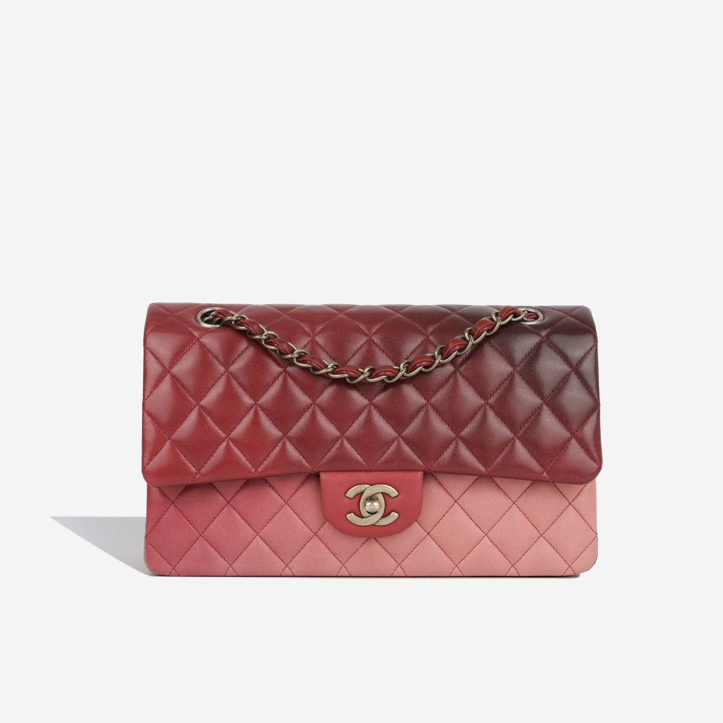 Chanel Classic Flap Lambskin Gold Shoulder Bag Style 27
