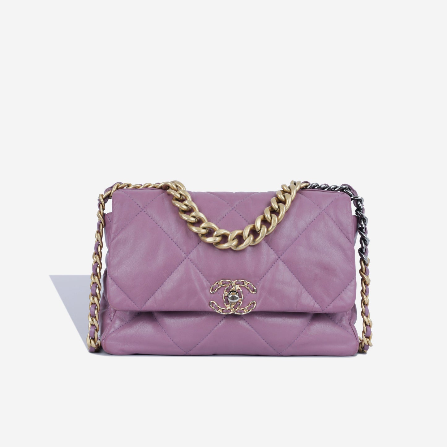Chanel Chanel 19 Leather Gold Shoulder Bag Style 2