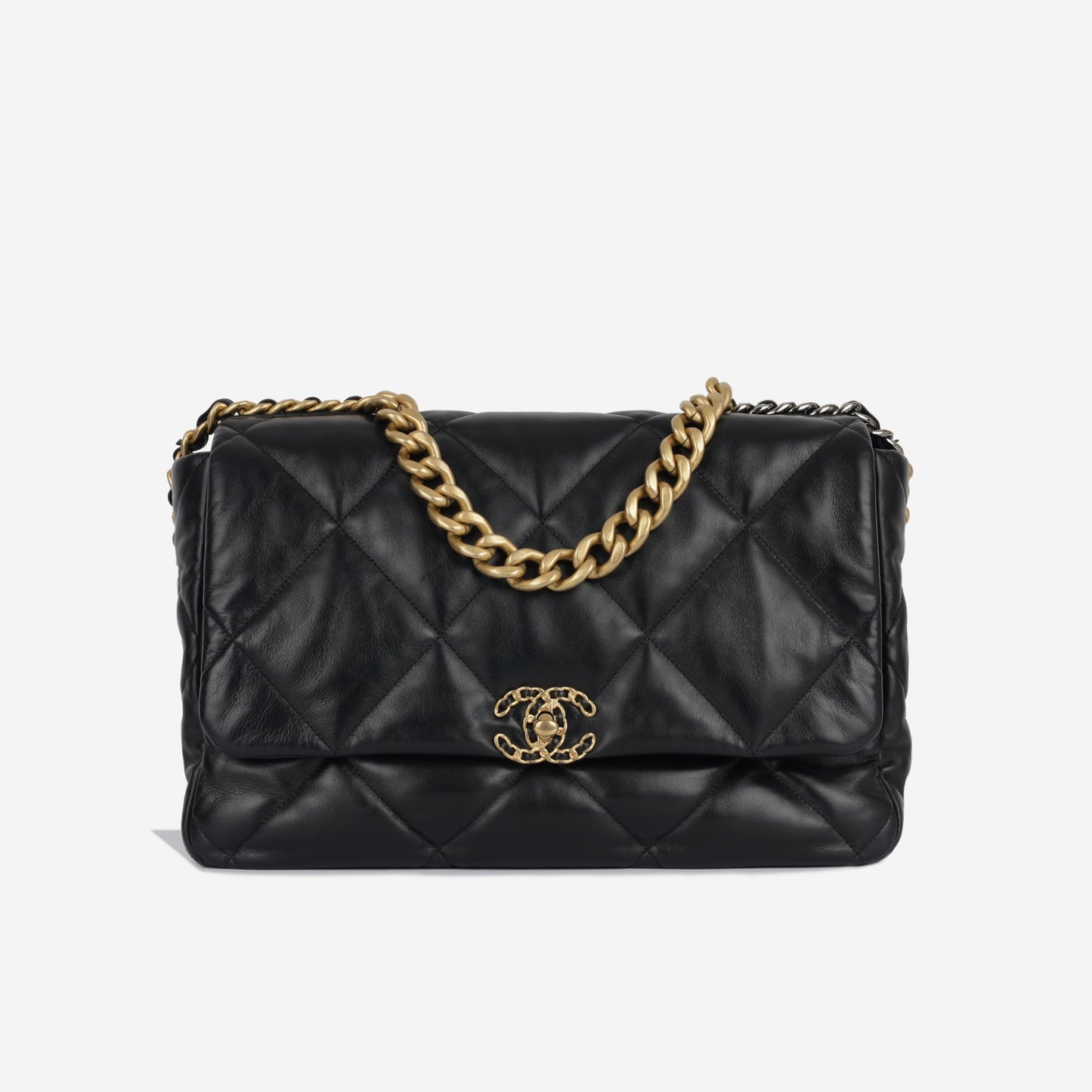 Chanel Chanel 19 Lambskin Black Shoulder Bag Style 32