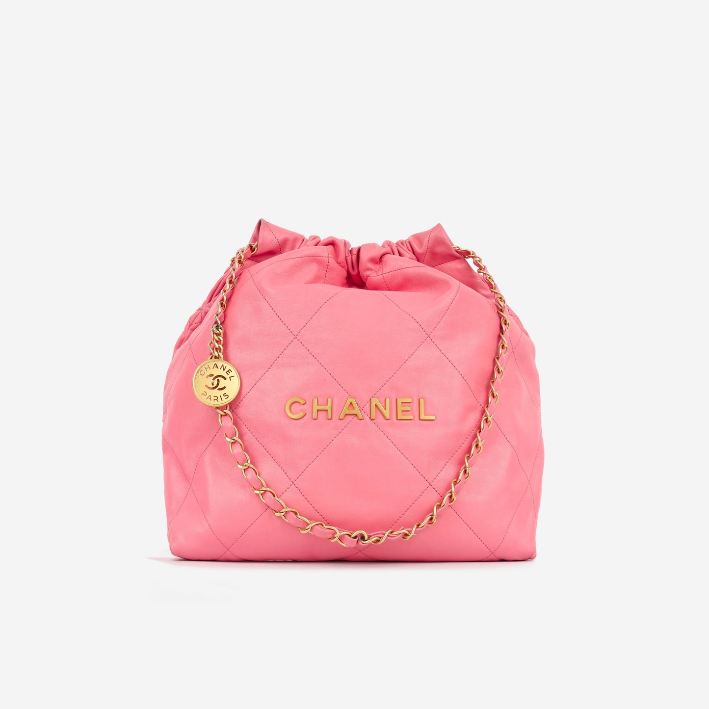 Chanel Luxury Calfskin Gold Tote Bag Style 2