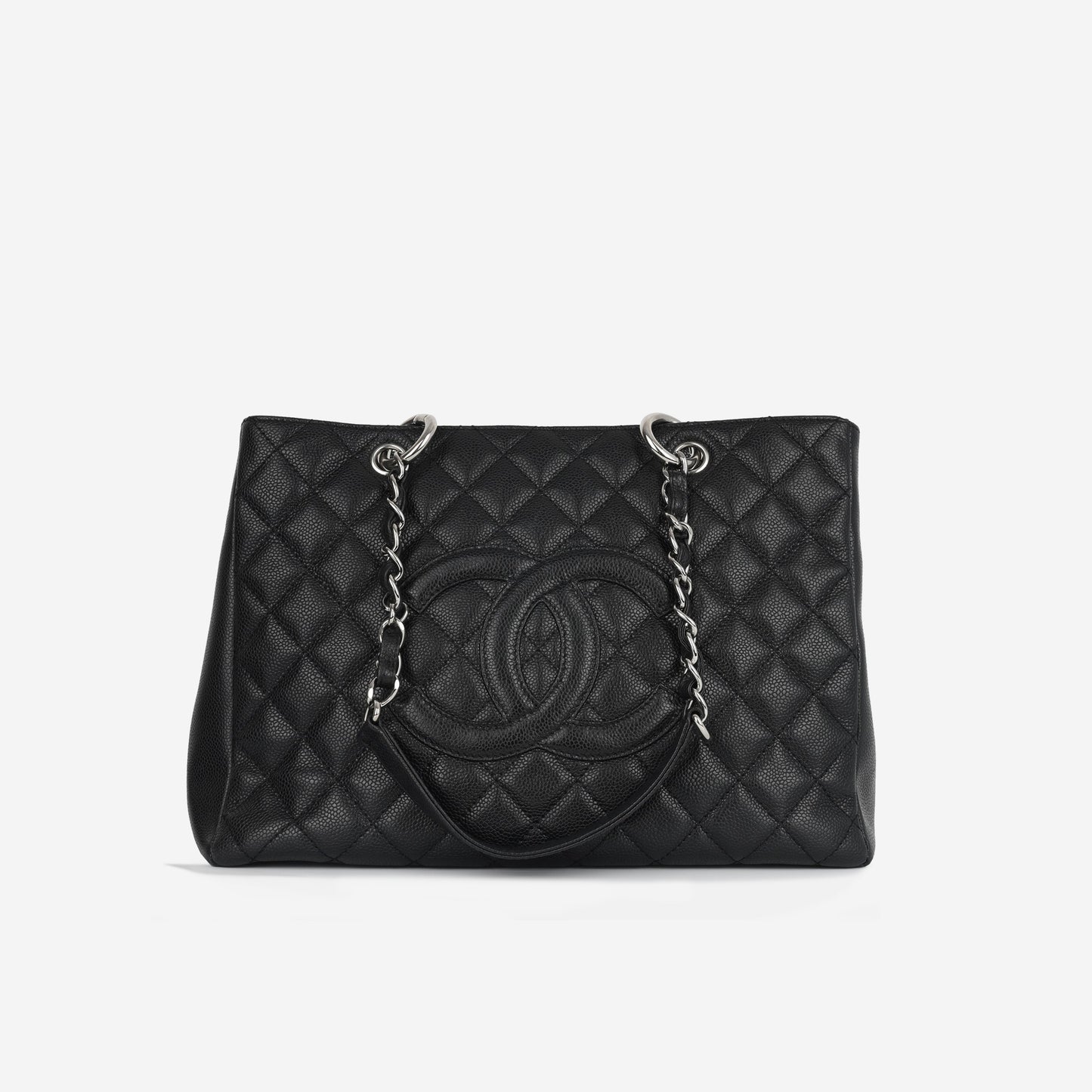 Chanel Shopping Tote Caviar Black Tote Bag Style 2