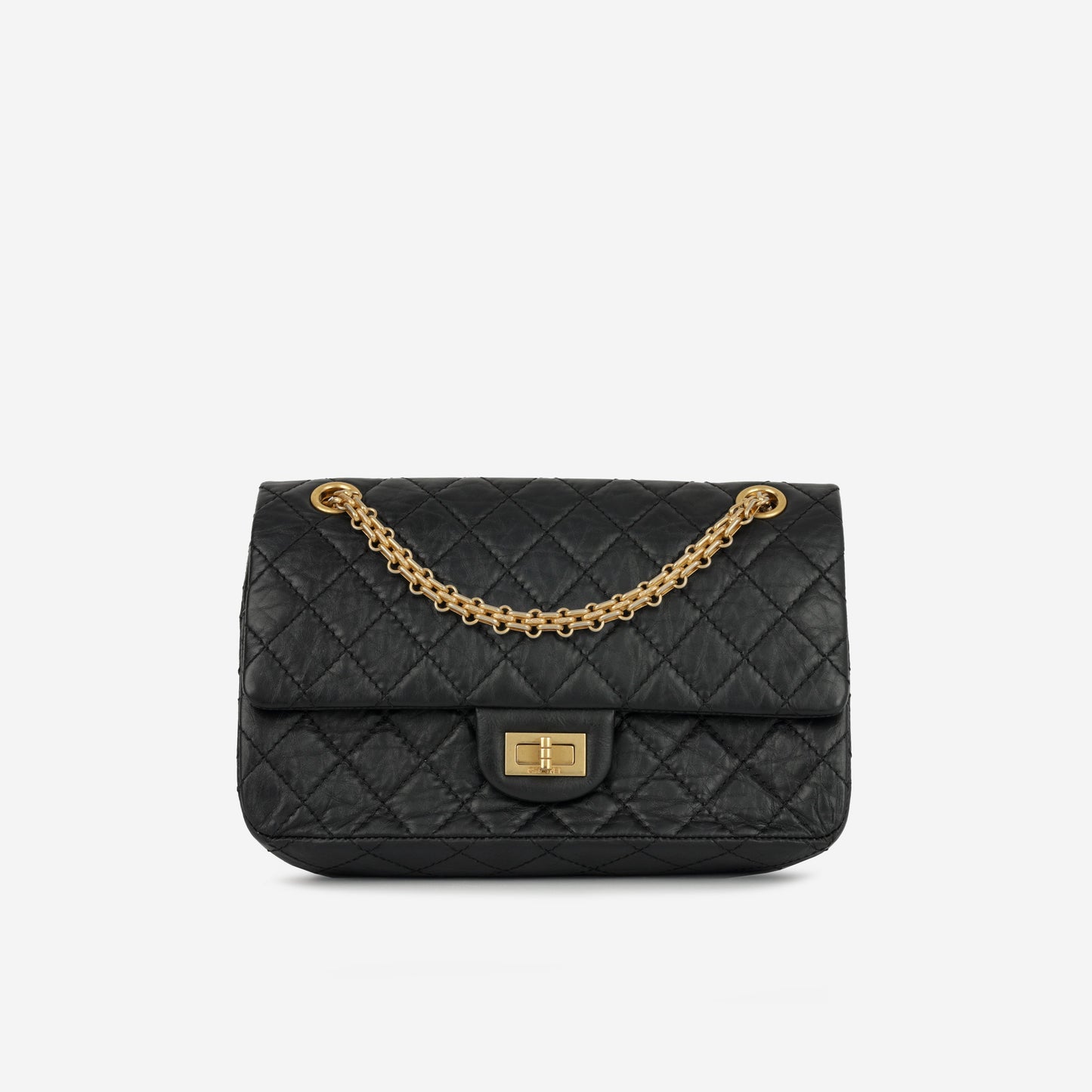 Chanel Classic Flap Lambskin Black Shoulder Bag Style 9