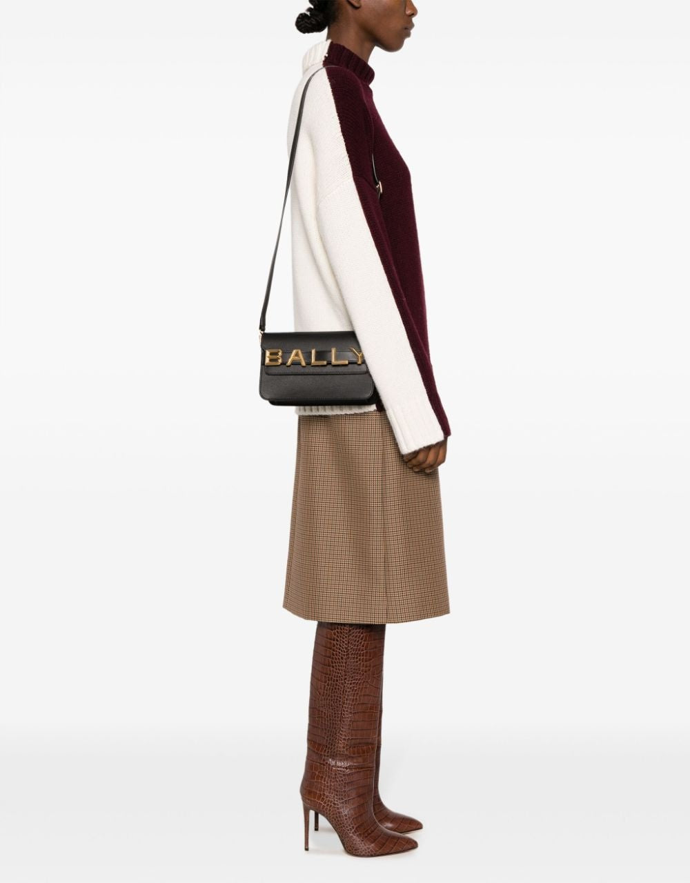 LOGO LEATHER CROSSBODY BAG