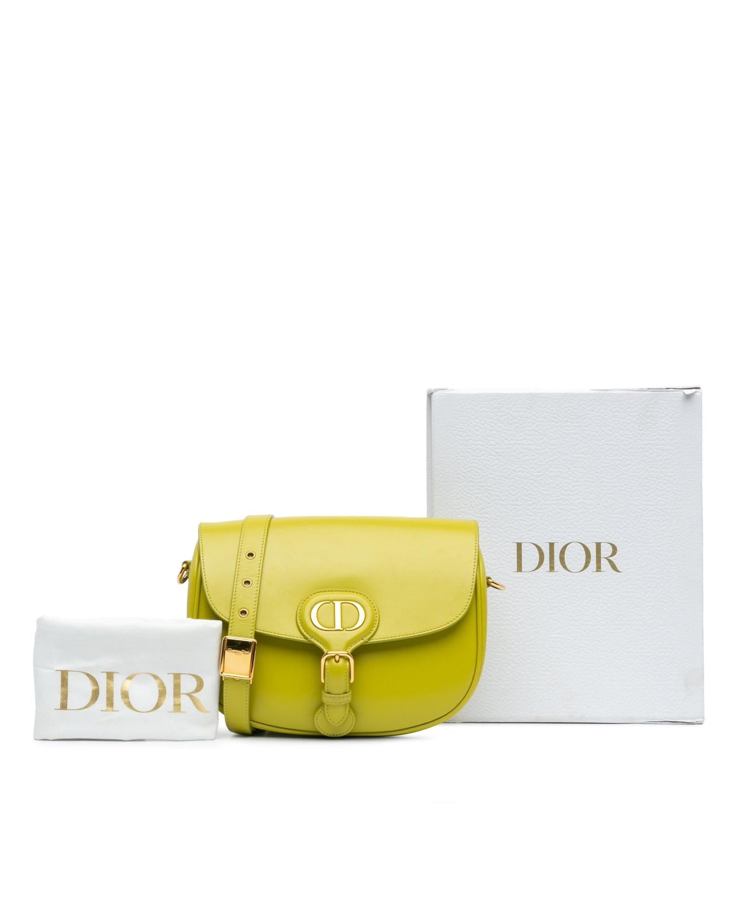 Medium Leather Crossbody Bag with Adjustable Strap and Buckle Closure