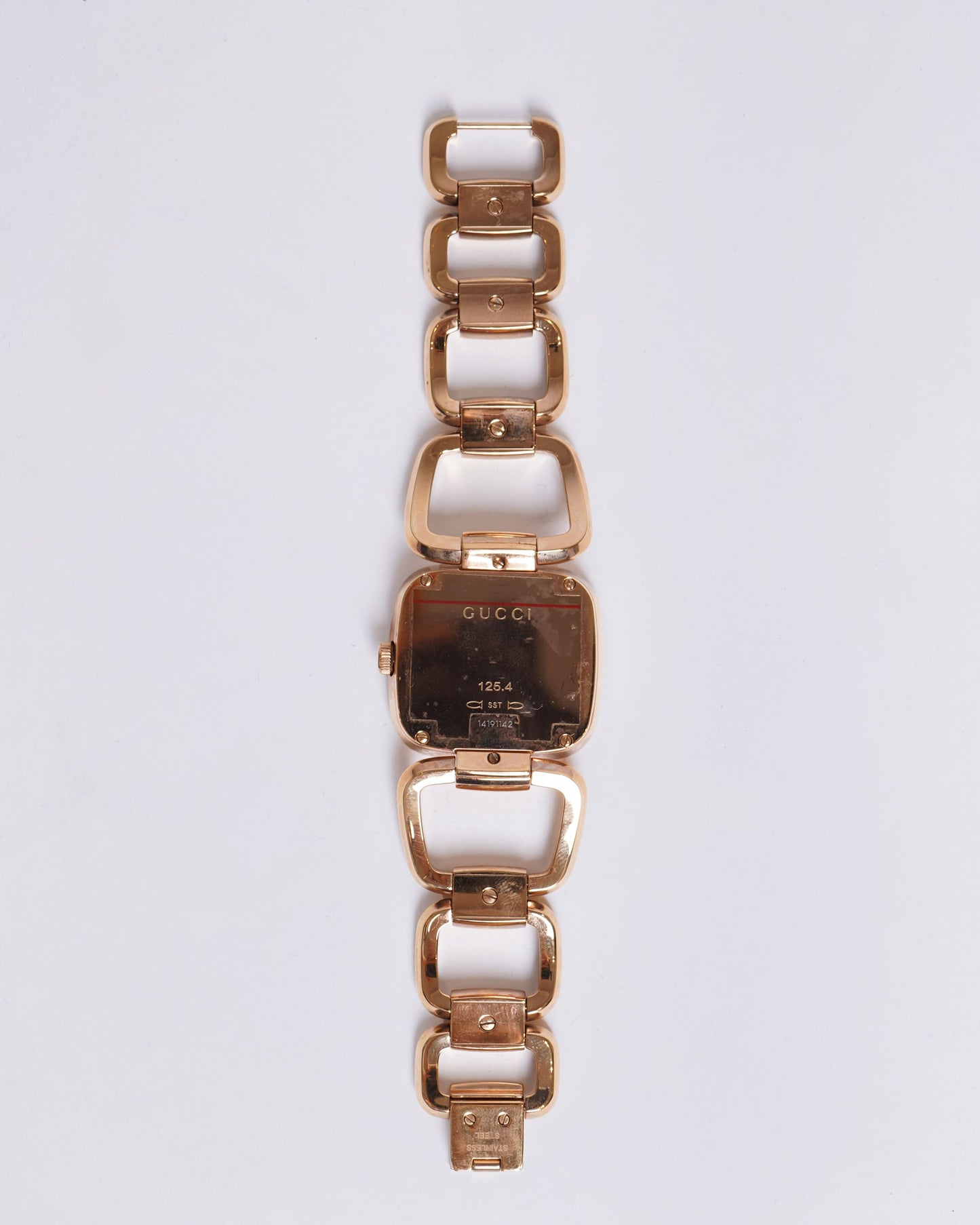 Gucci Gold Tone Diamond Dial Quartz Women's Watch