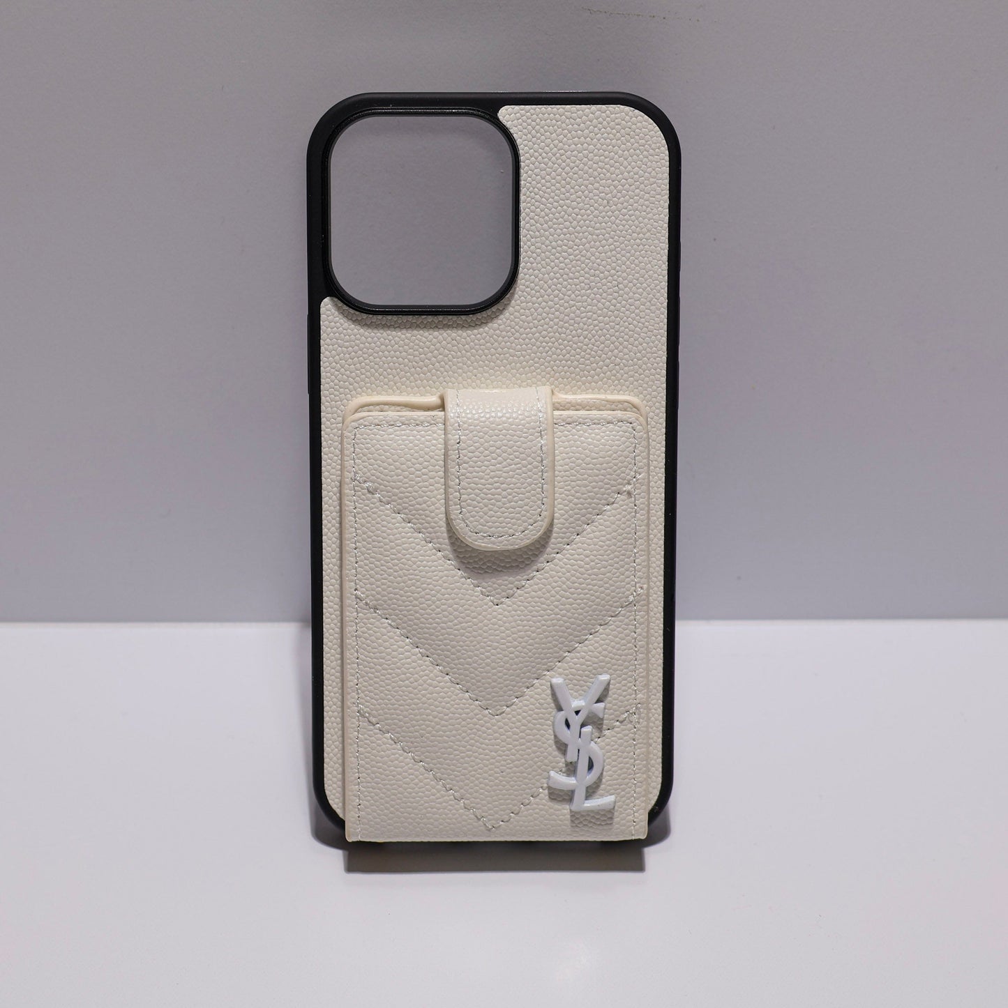 iPhone Case YSL Leather Card Holder