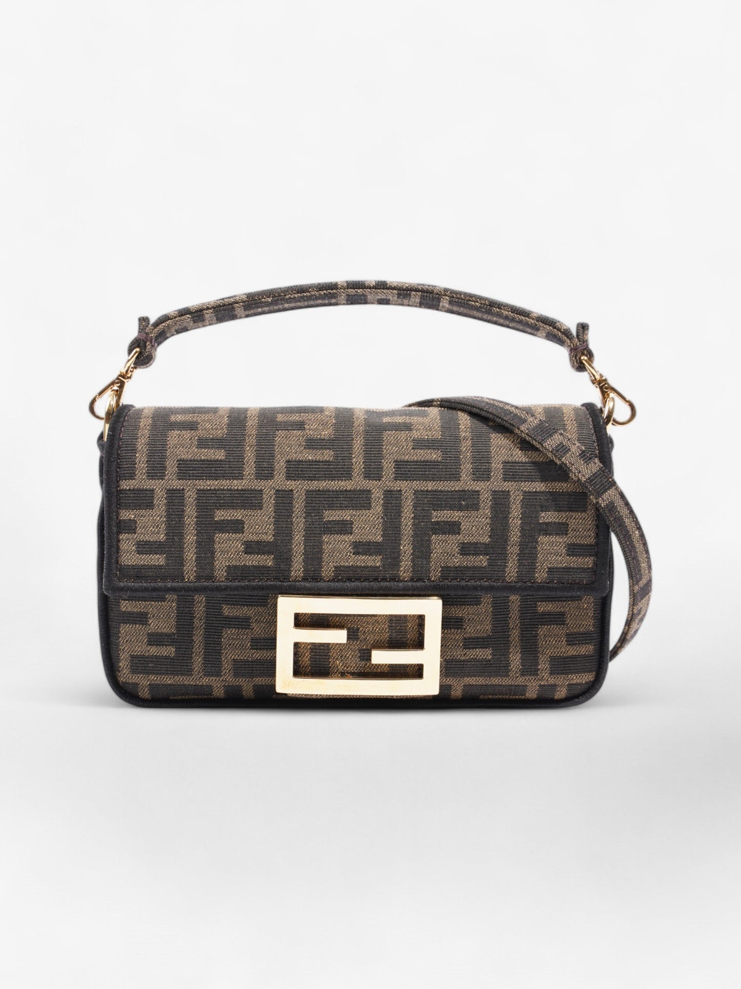 Fendi Baguette Brown Shoulder Bag Brown