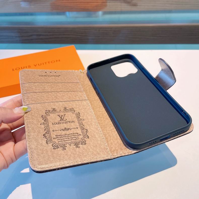 Louis Vuitton Phone Wallet Case for iPhone 1116 Pro Max Plus
