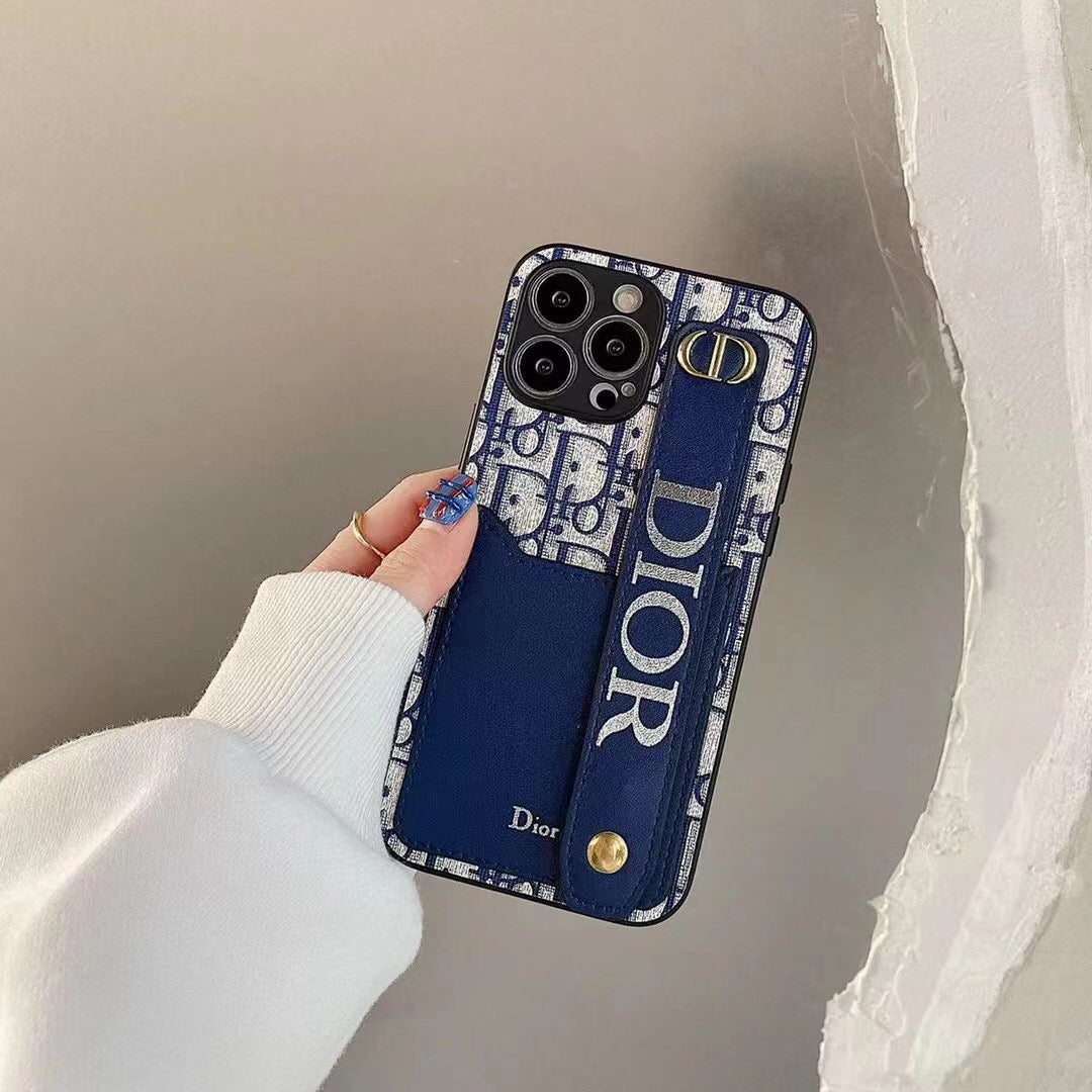Dior Phone Case Wristband iPhone 11 12 13 Pro Max