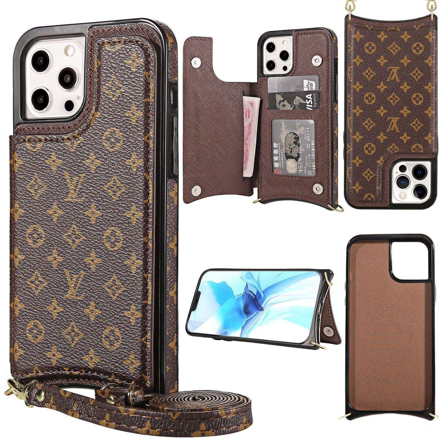 iPhone 13 Pro Max Louis Vuitton Case Brown Monogram