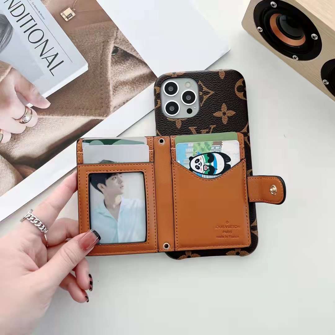 Crossbody Strap Wallet Back Cover Leather Case Iphone 11 12 13 Pro Max / 18 Pro / 18 Pro Max