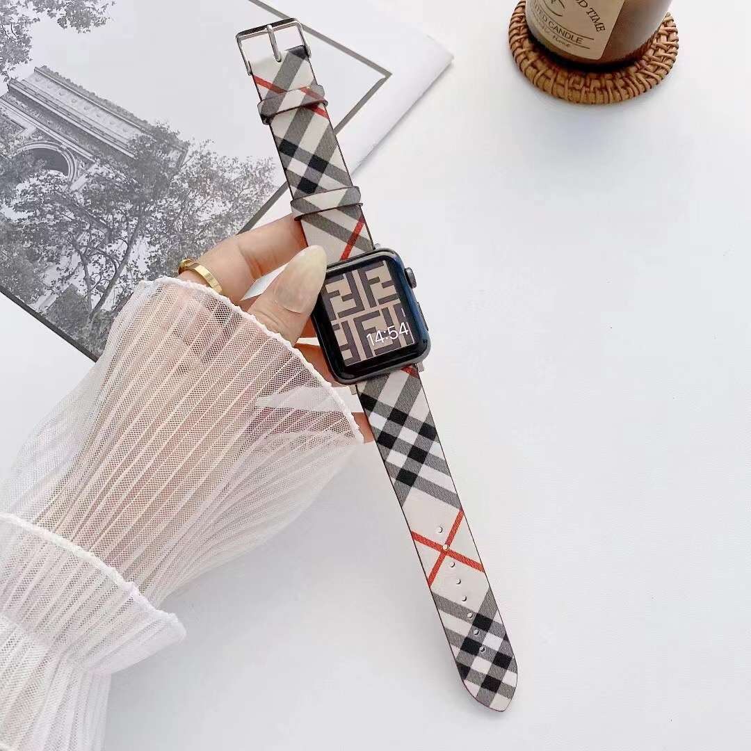 Designer Apple Watch Band Fashion Leather Style