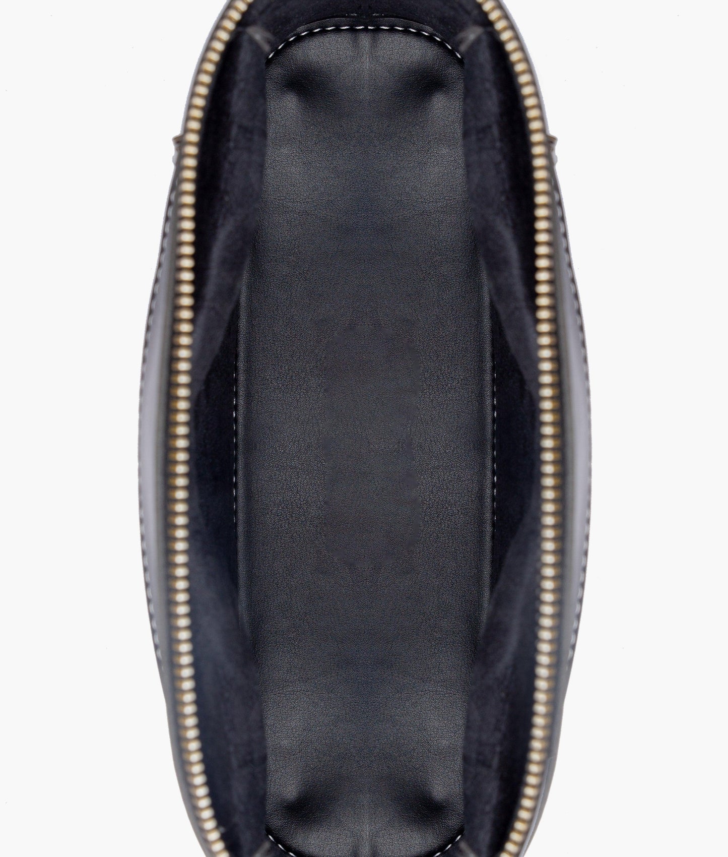Black dome cross-body bag