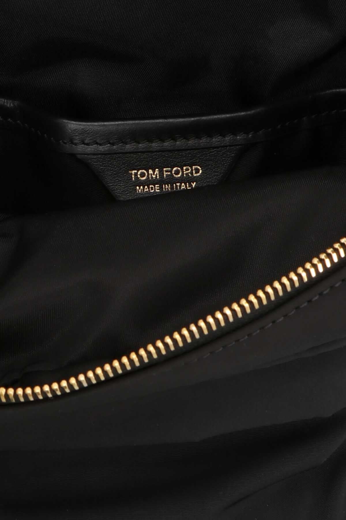 Tom Ford Men Logo Nylon Crossbody Bag