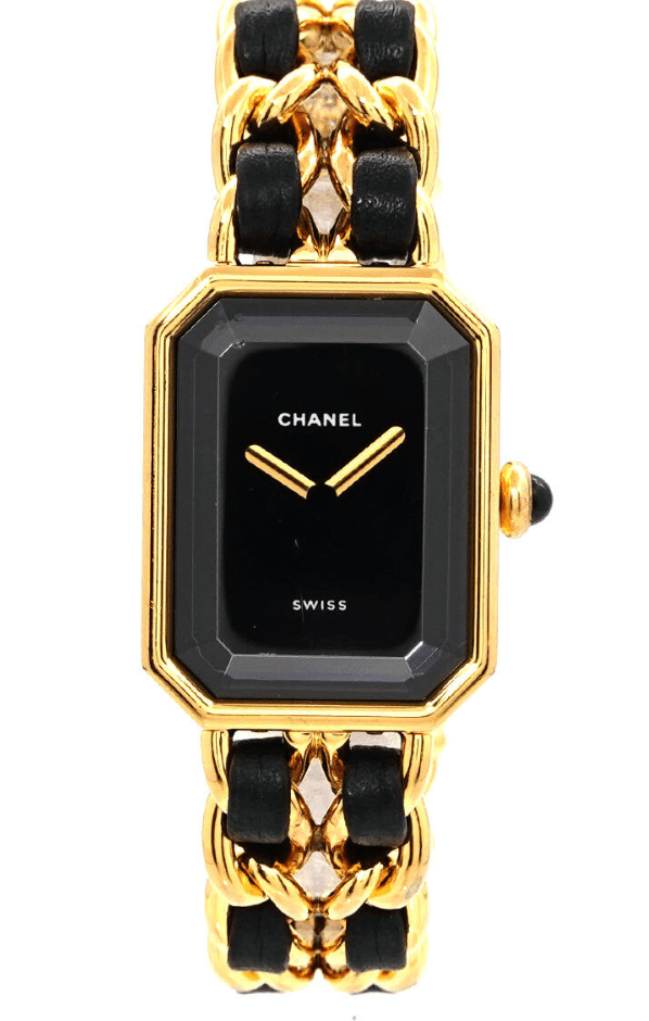 Chanel Premiere Size L H0001 Vintage Quartz Black Dial Ladies Watch ASC3000