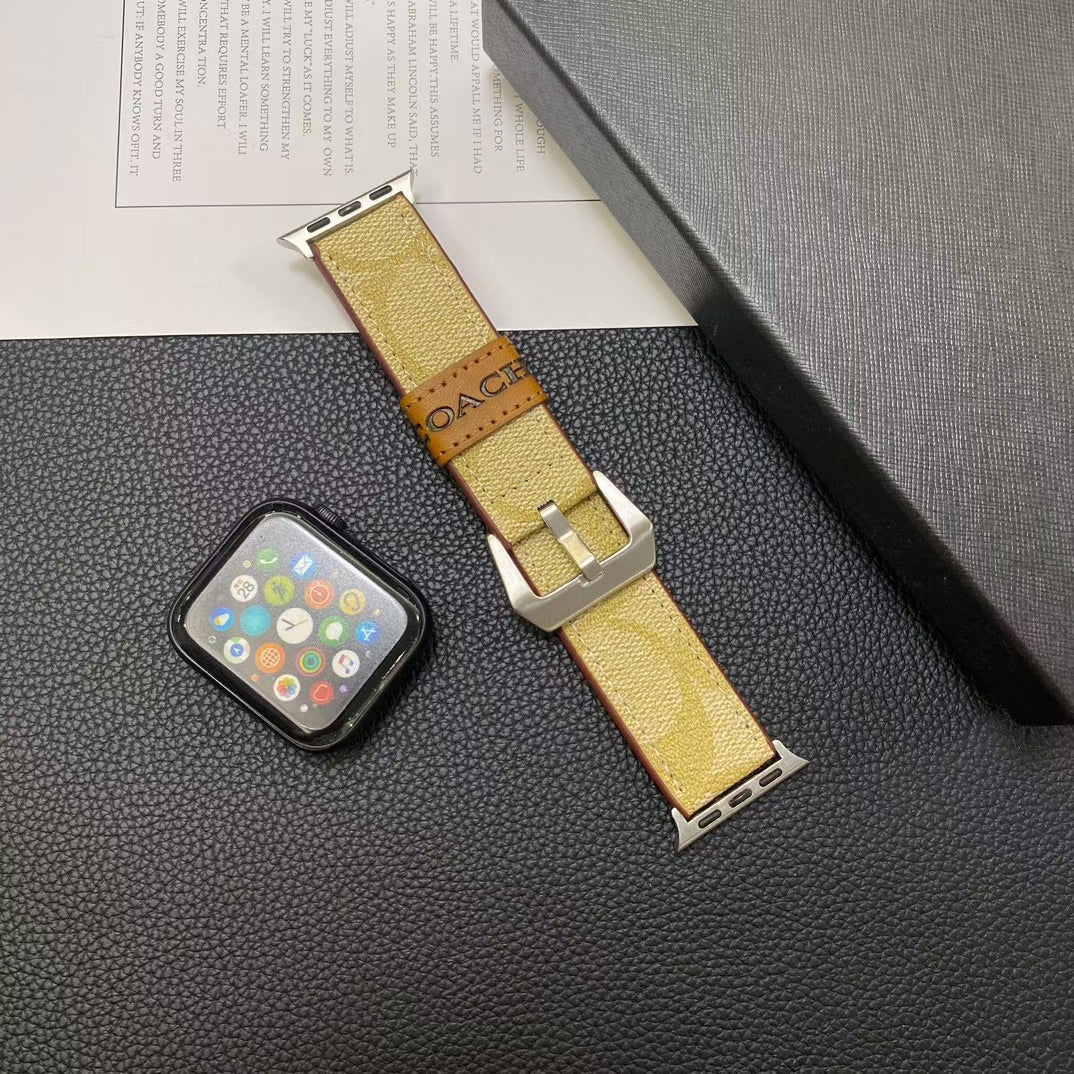 Coach Apple Watch Strap Band Classic Leather
