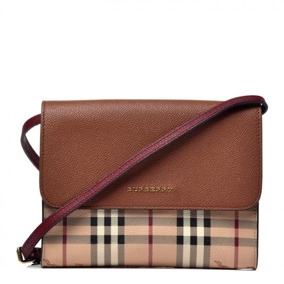 Haymarket Check Small Loxley Crossbody Brown